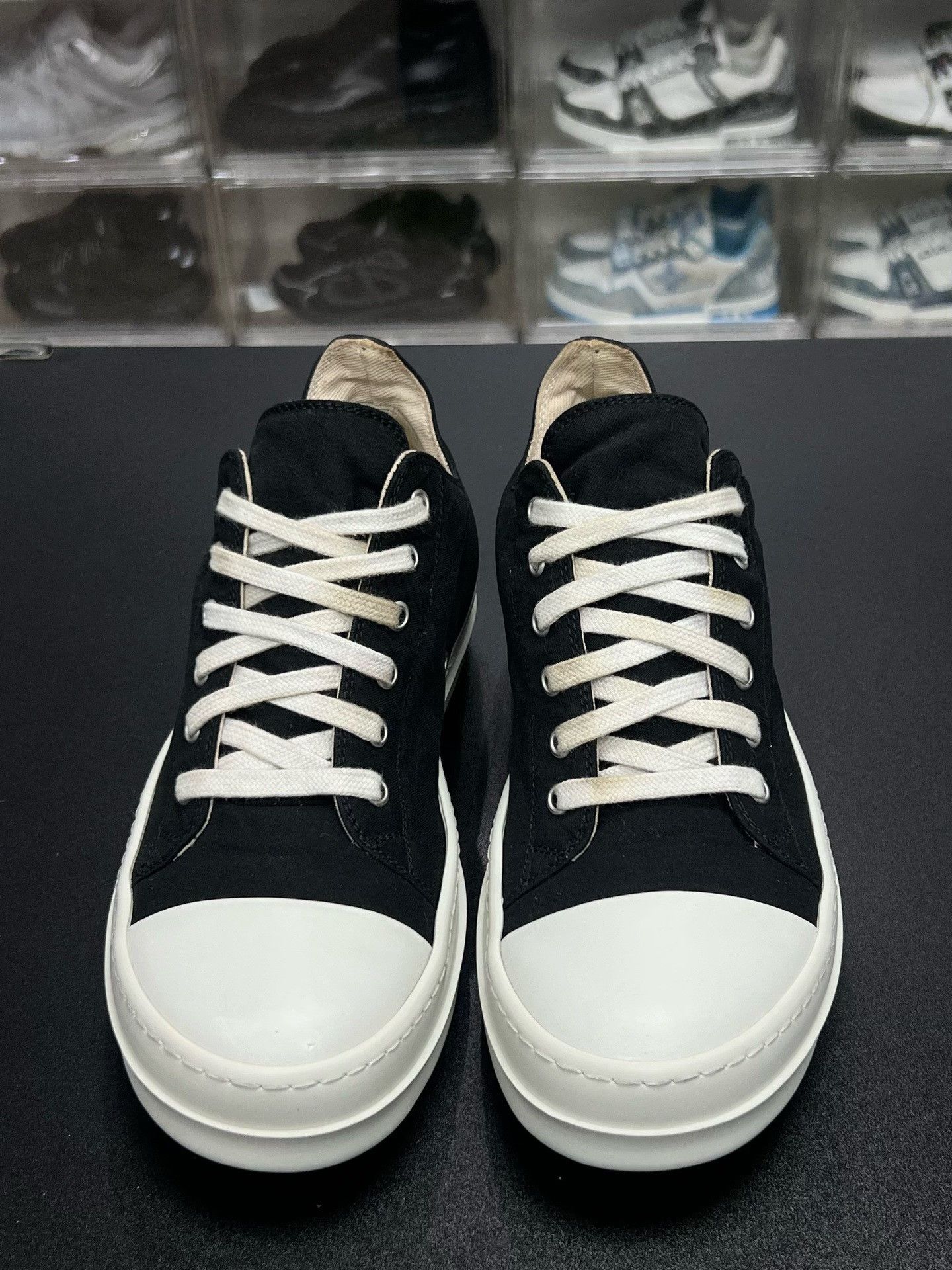 Rick Owens Rick Owens Black Shoes Low Top Size US 6 / EU 39 - 2 Thumbnail