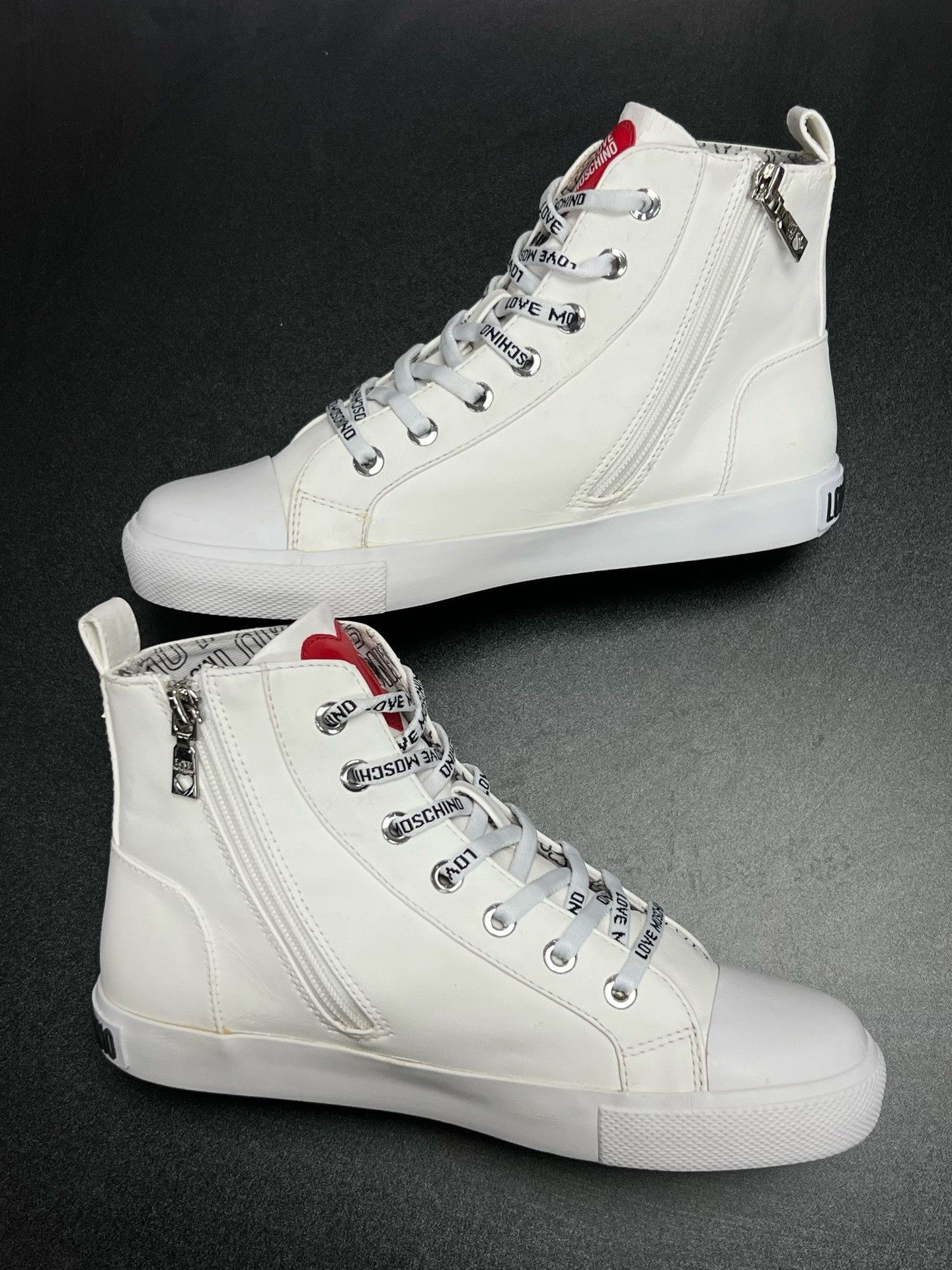 Other White Shoes Low Top High Top Basketball Size US 5 / EU 37 - 5 Thumbnail