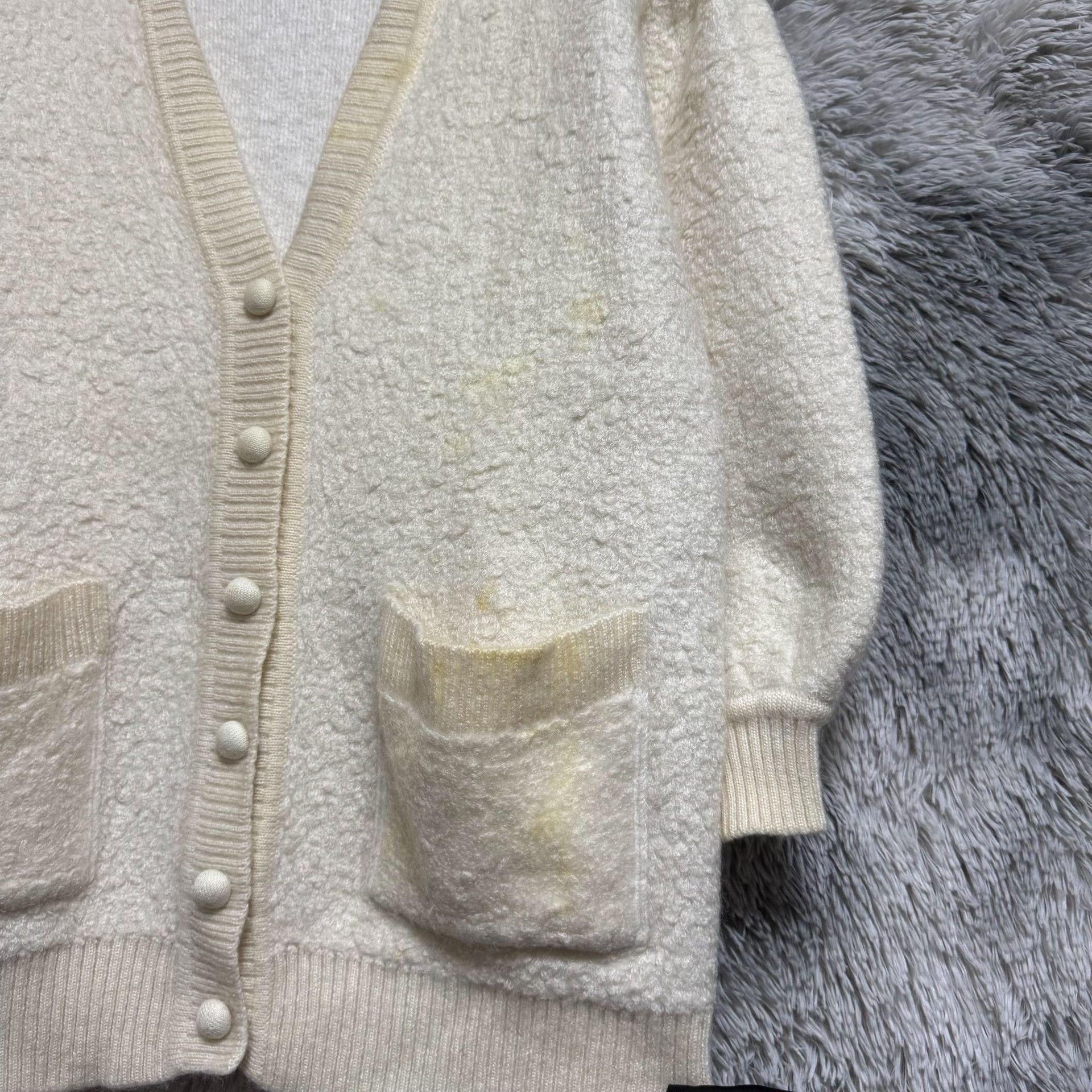 Fendi Fendi White Cardigan Designer Casual Size US S / EU 44-46 / 1 - 3 Thumbnail