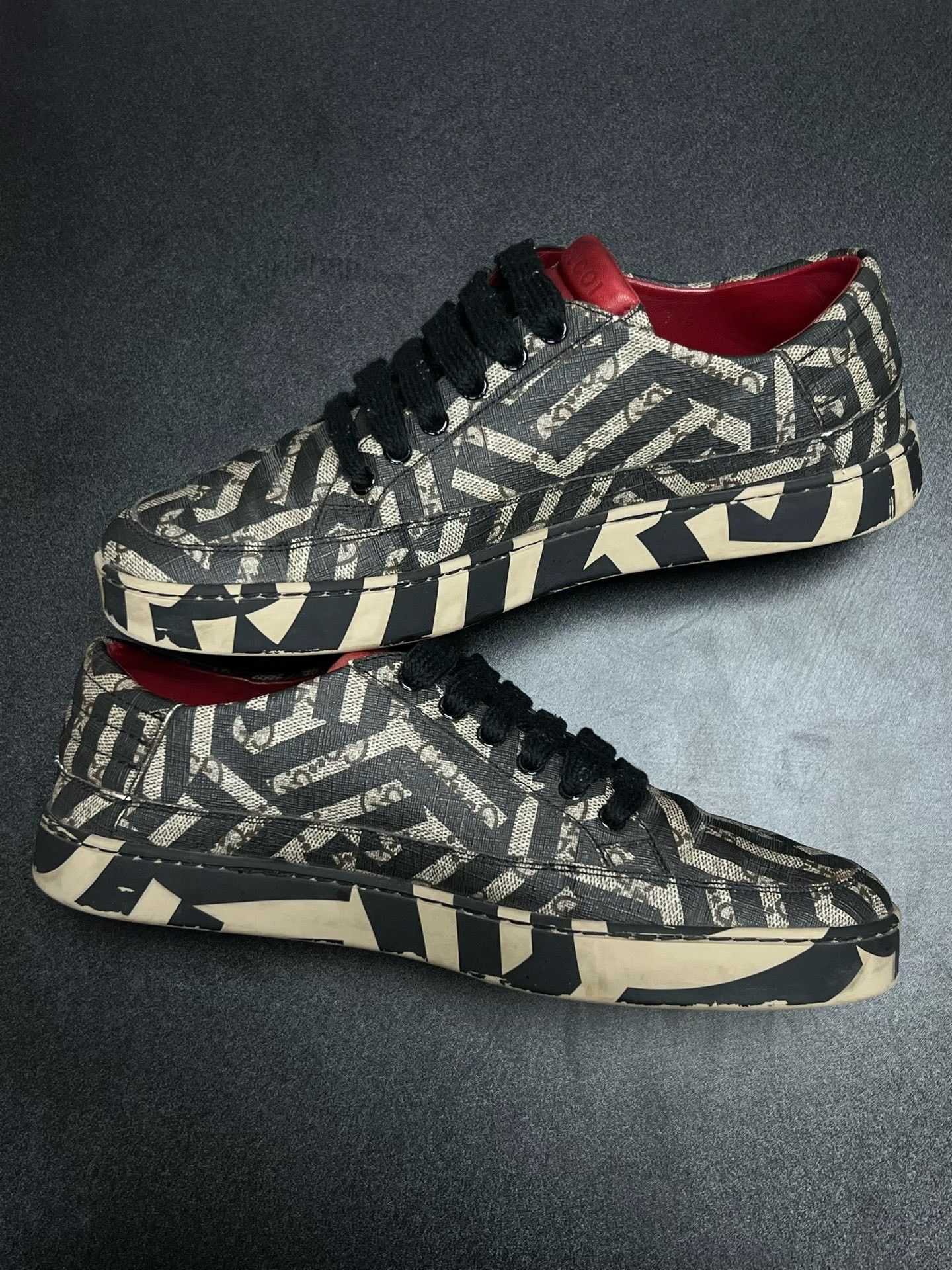 Gucci Gucci Brown Shoes Low Top High Top Size US 5 / EU 37 - 6 Thumbnail