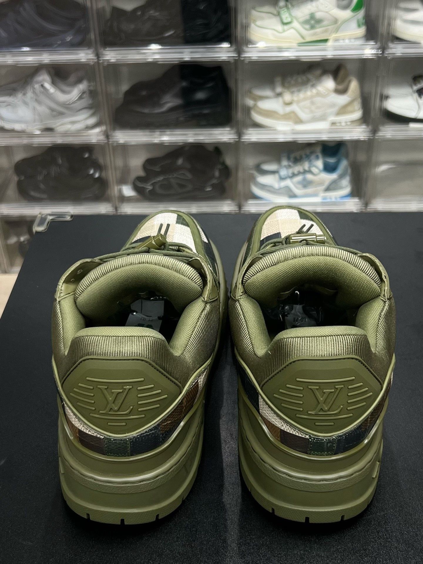 Louis Vuitton Louis Vuitton Green Camo Designer Size US L / EU 52-54 / 3 - 7 Thumbnail