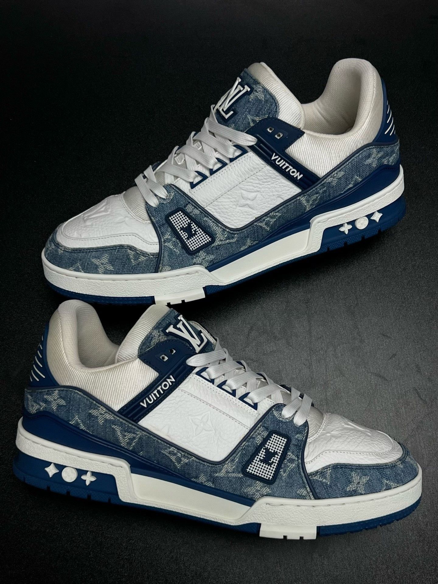 Louis Vuitton Louis Vuitton Blue Denim Designer Size US 42 / EU 58 - 5 Thumbnail