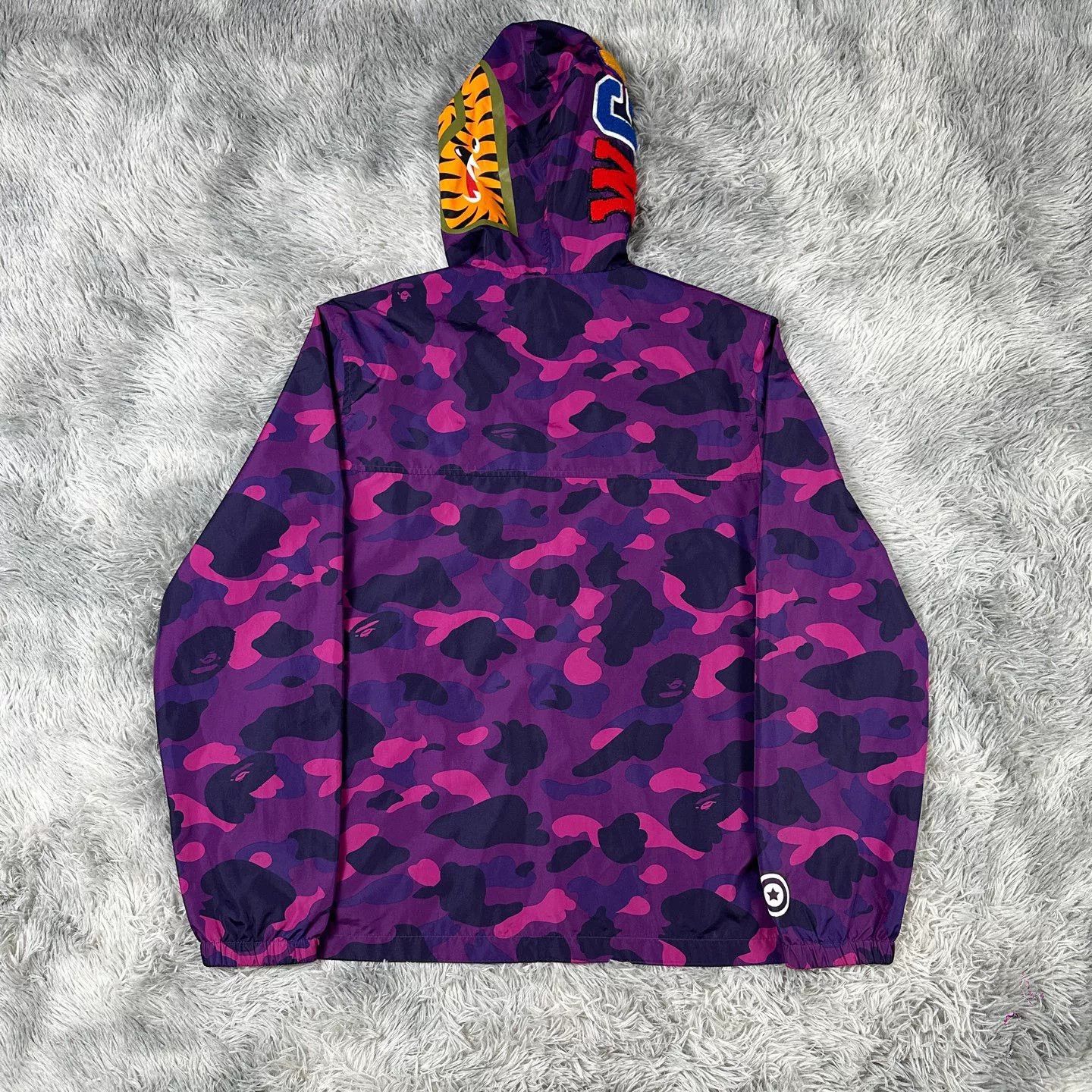 Bape Bape Purple Camo Jacket Outerwear Size US S / EU 44-46 / 1 - 2 Thumbnail