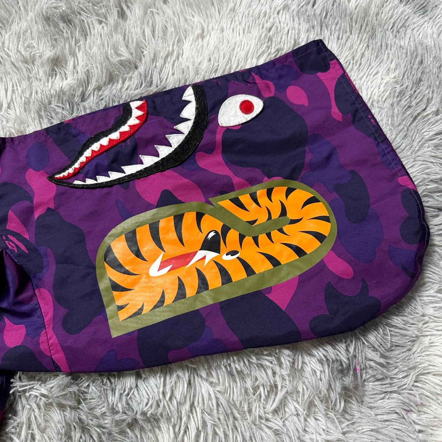 Bape Bape Purple Camo Jacket Outerwear Size US S / EU 44-46 / 1 - 4 Thumbnail