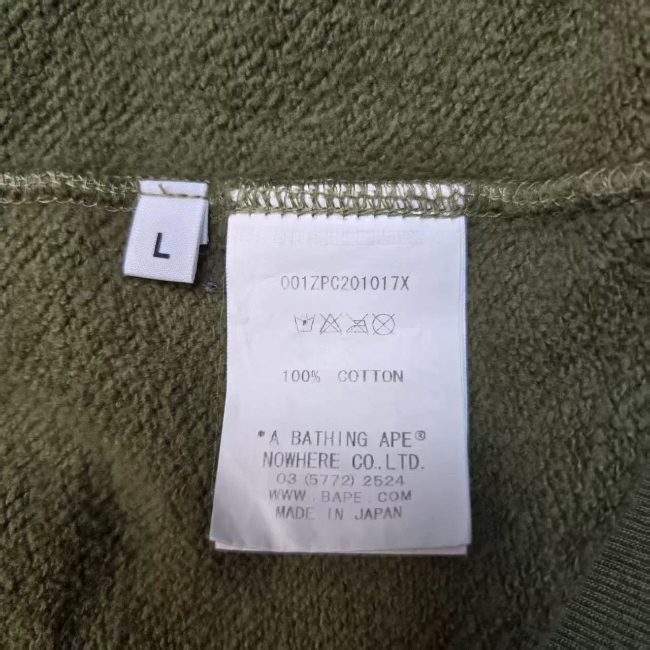 Bape Bape Green Shark Sweatshirt Pullover Size US L / EU 52-54 / 3 - 5 Thumbnail
