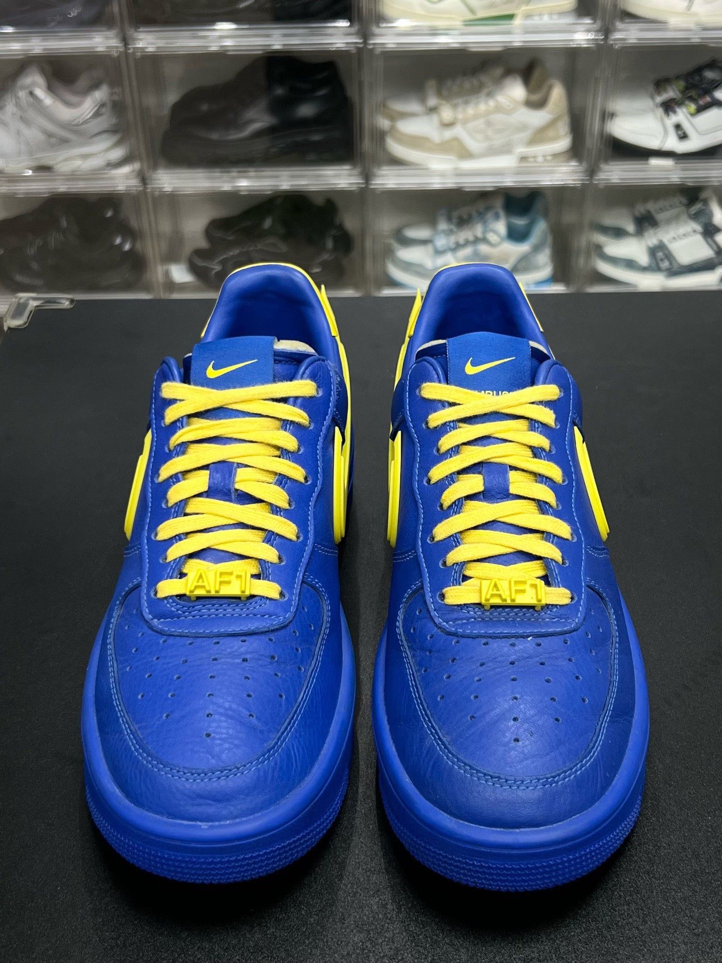 Nike Nike Blue AF1 Designer Casual Streetwear Size US 5 / EU 37 - 2 Thumbnail