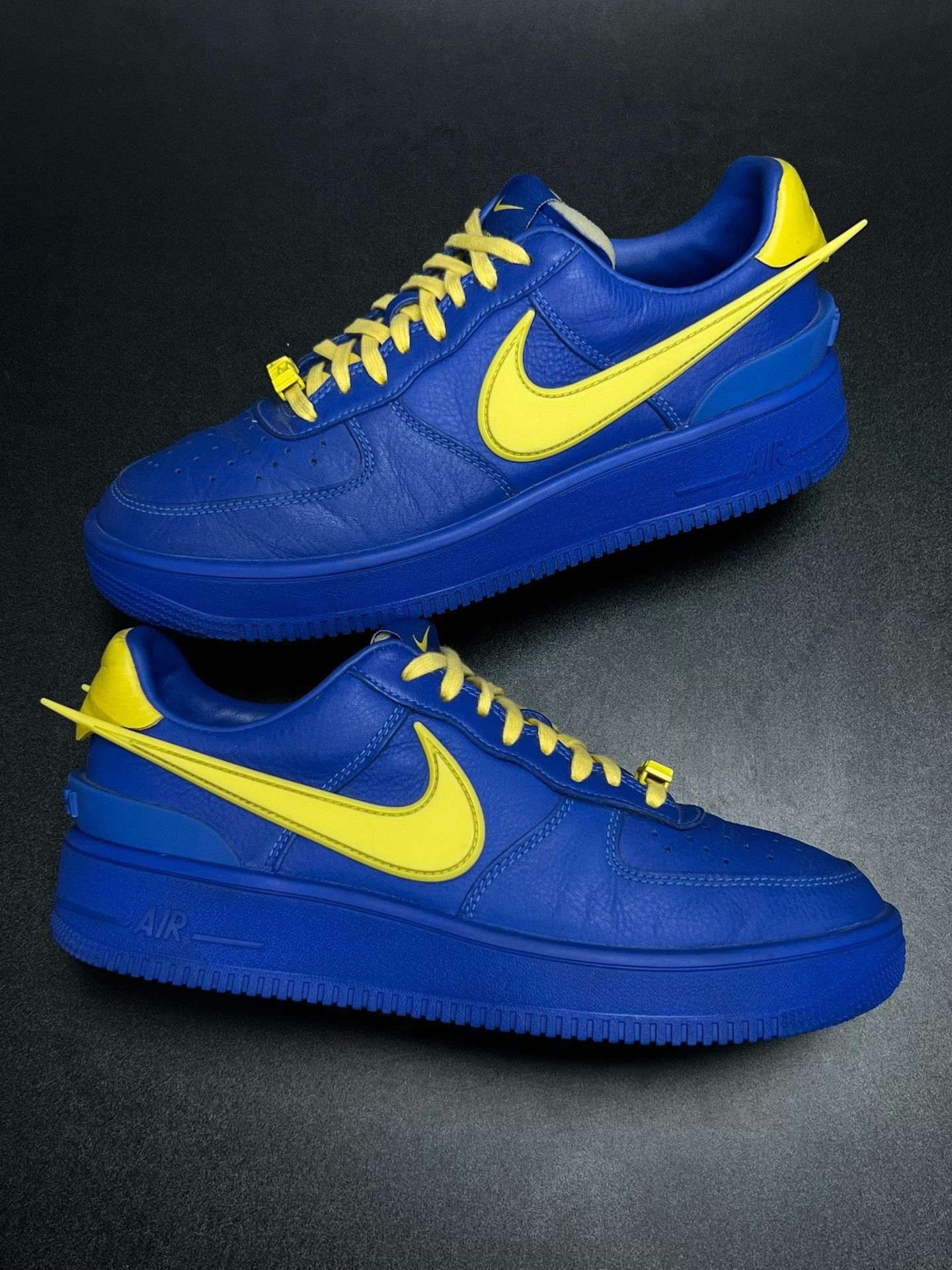 Nike Nike Blue AF1 Designer Casual Streetwear Size US 5 / EU 37 - 5 Thumbnail