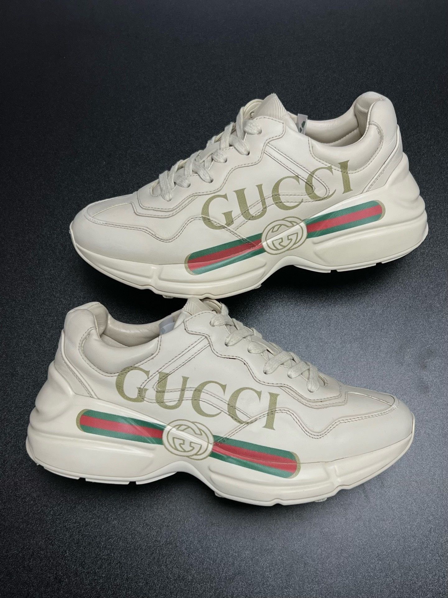 Gucci Gucci White Designer Casual Streetwear Size US S / EU 44-46 / 1 - 5 Thumbnail