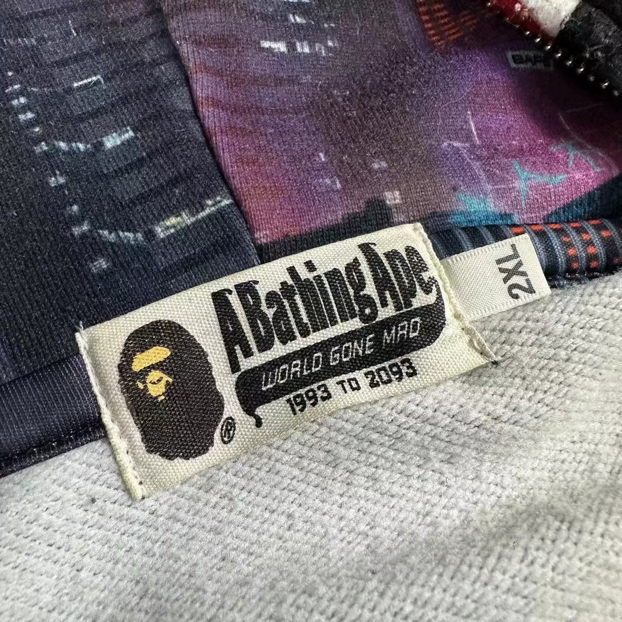 Bape Bape Purple Shark Jacket Outerwear Size US XXL / EU 58 / 5 - 5 Thumbnail