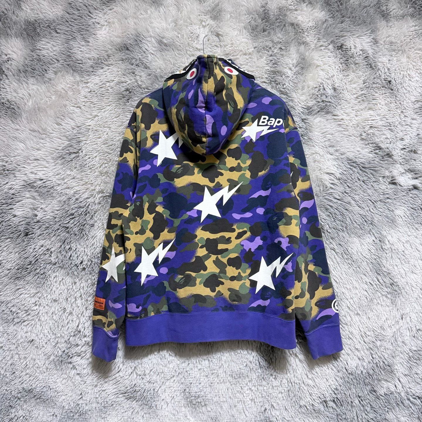 Bape Bape Purple Shark Designer Casual Size US L / EU 52-54 / 3 - 6 Thumbnail