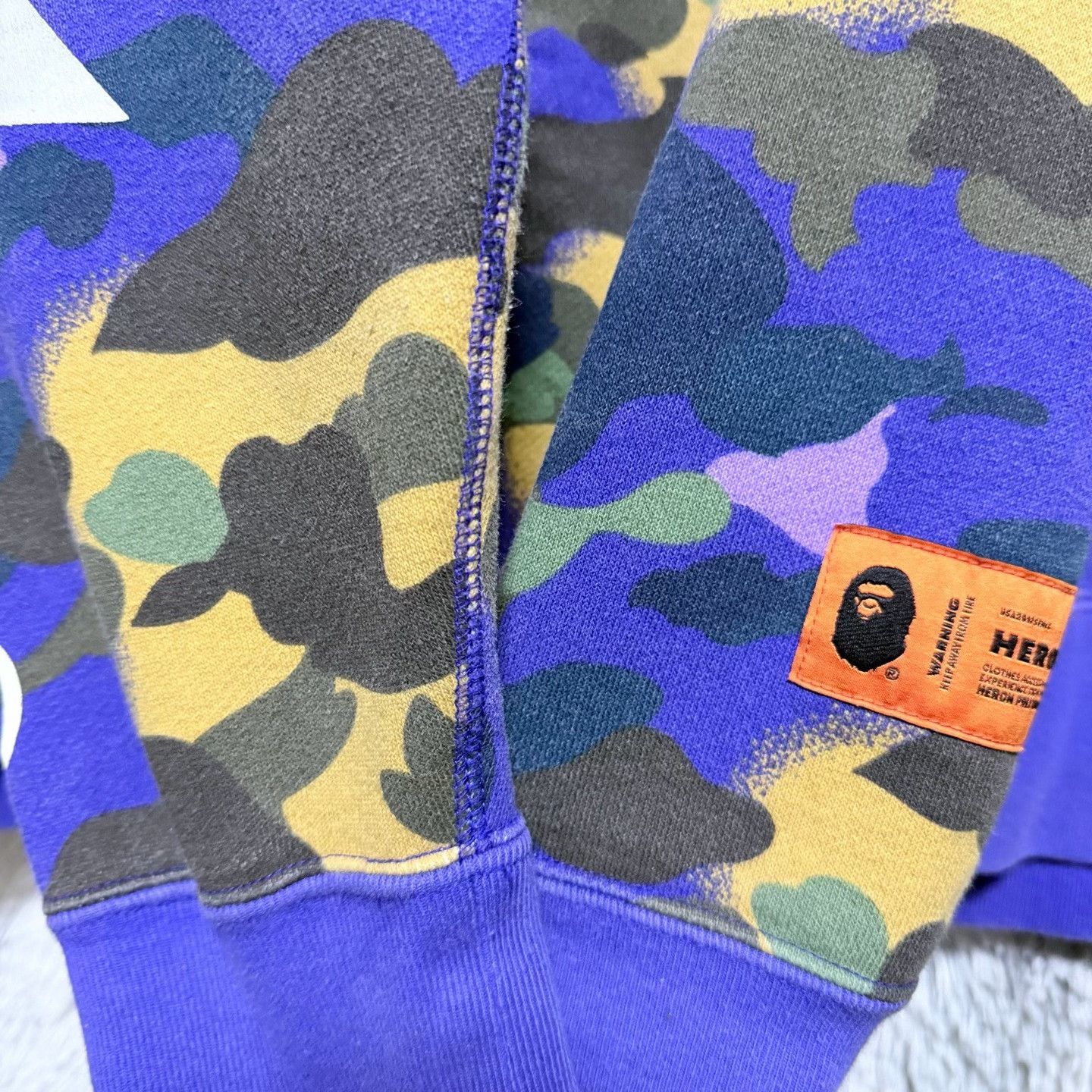 Bape Bape Purple Shark Designer Casual Size US L / EU 52-54 / 3 - 3 Thumbnail