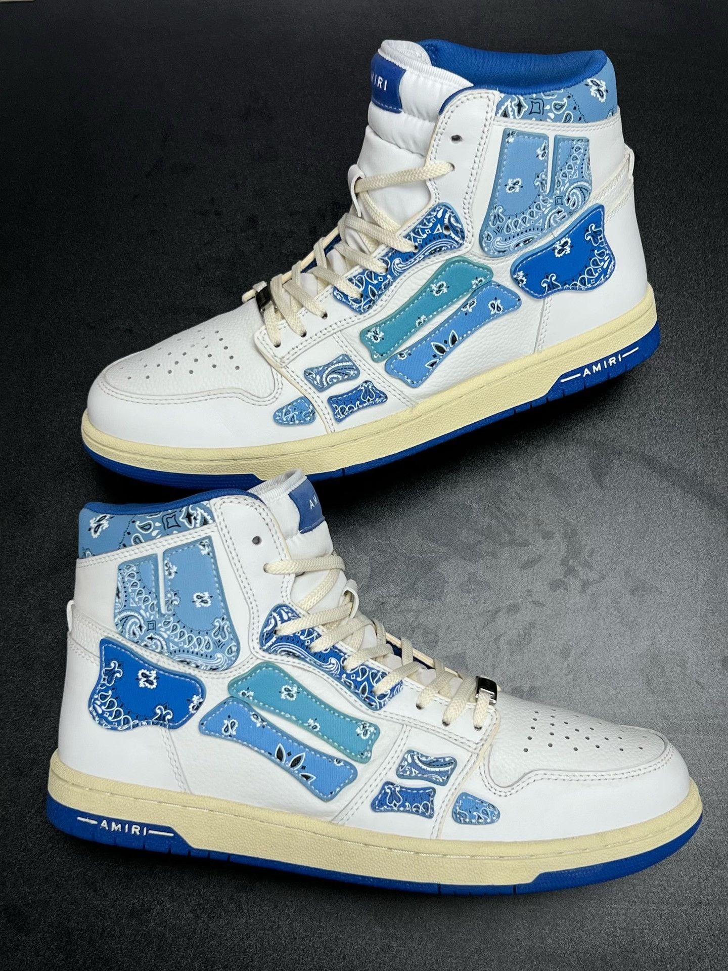 Amiri Amiri Blue Shoes Low Top High Top Size US 11 / EU 44 - 5 Thumbnail