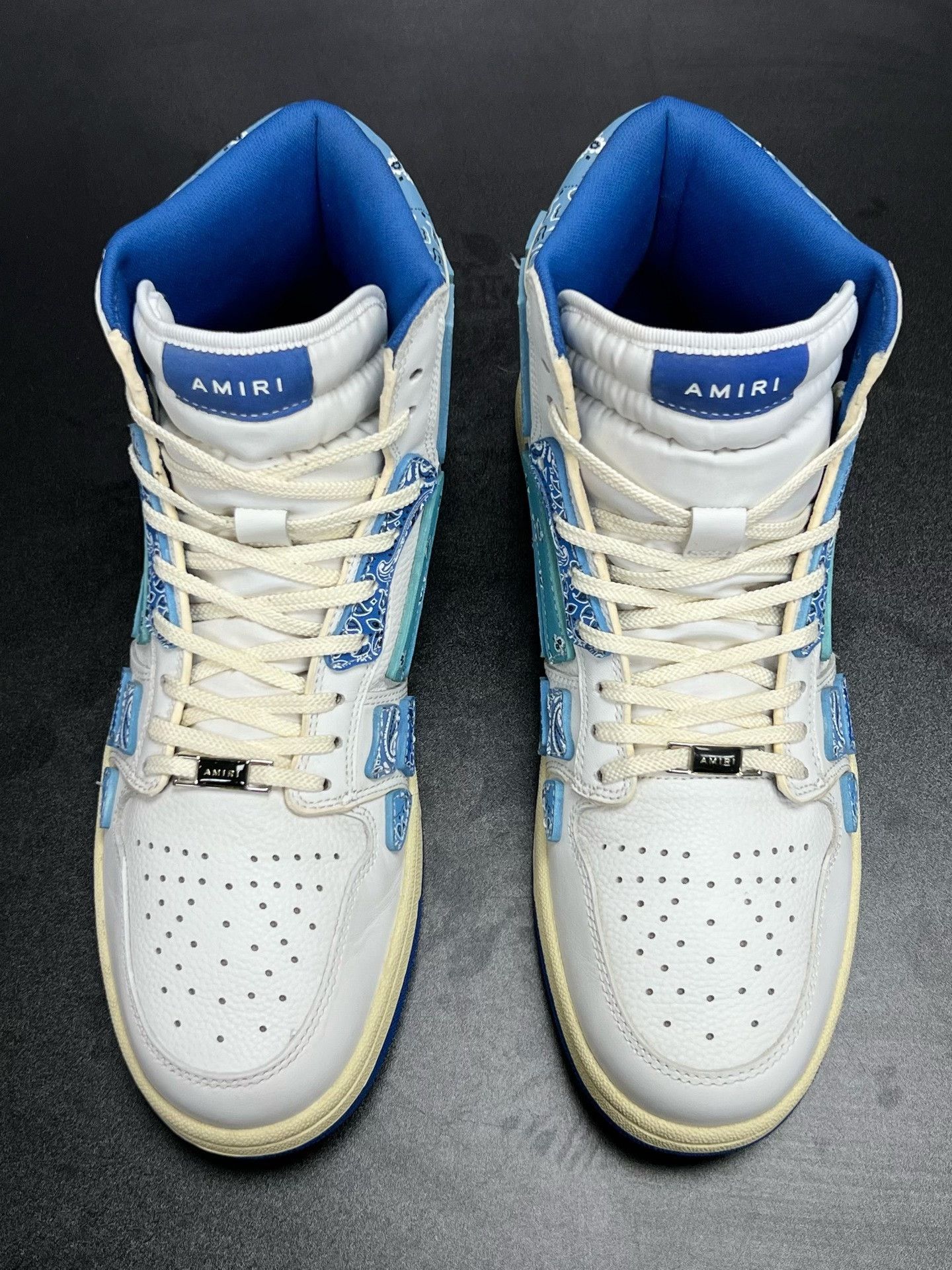 Amiri Amiri Blue Shoes Low Top High Top Size US 11 / EU 44 - 3 Thumbnail
