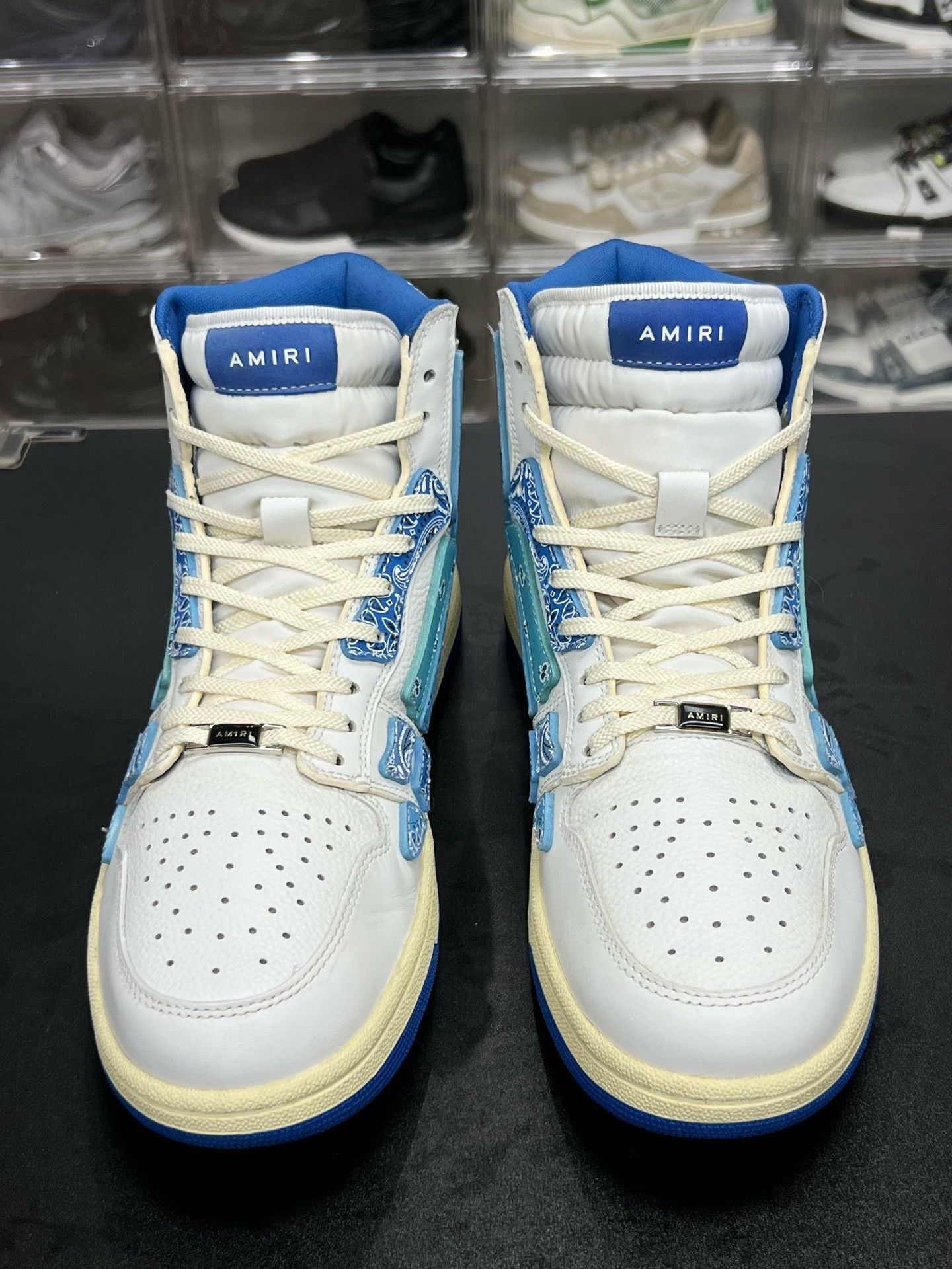 Amiri Amiri Blue Shoes Low Top High Top Size US 11 / EU 44 - 2 Thumbnail
