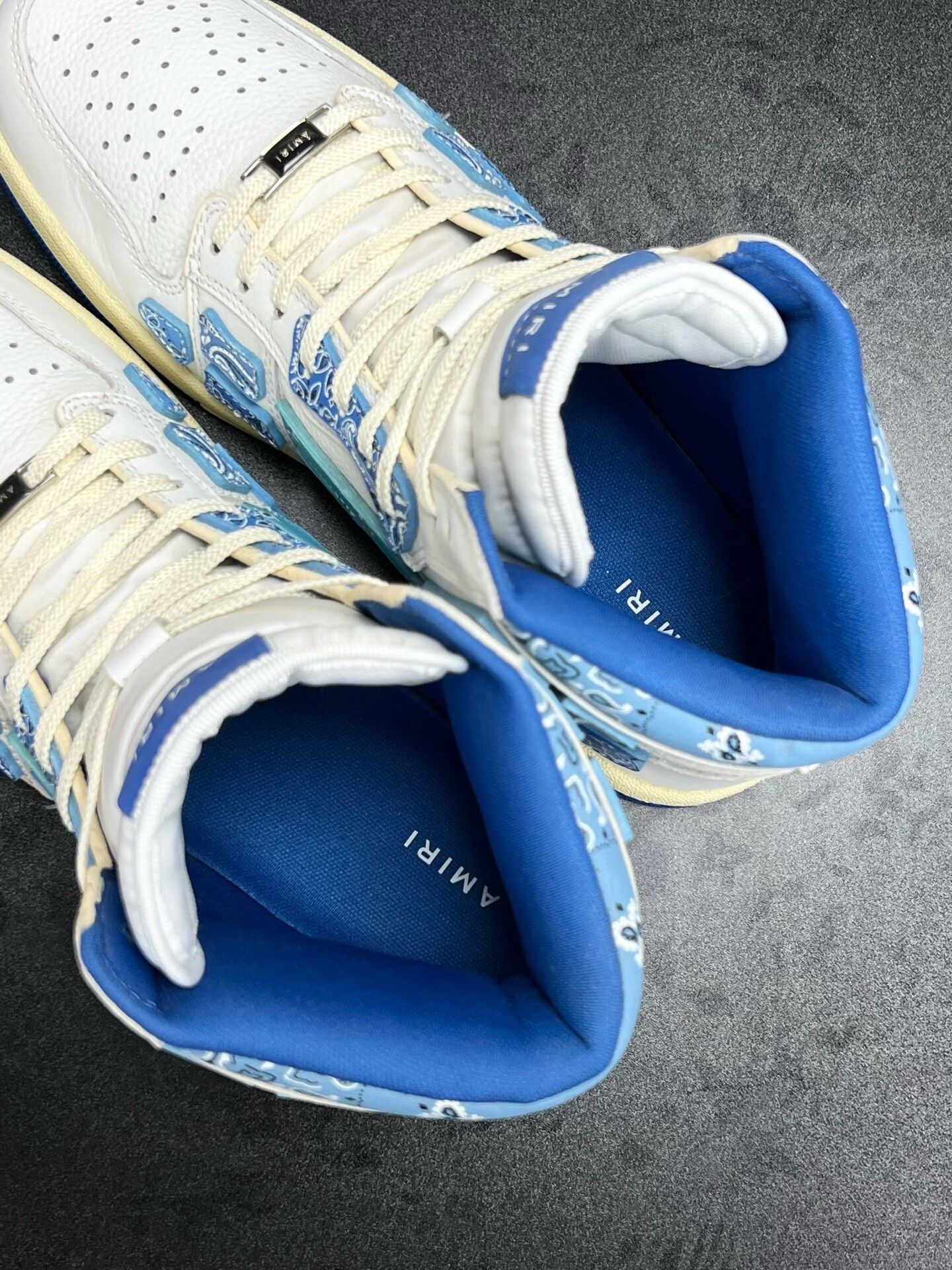Amiri Amiri Blue Shoes Low Top High Top Size US 11 / EU 44 - 4 Thumbnail