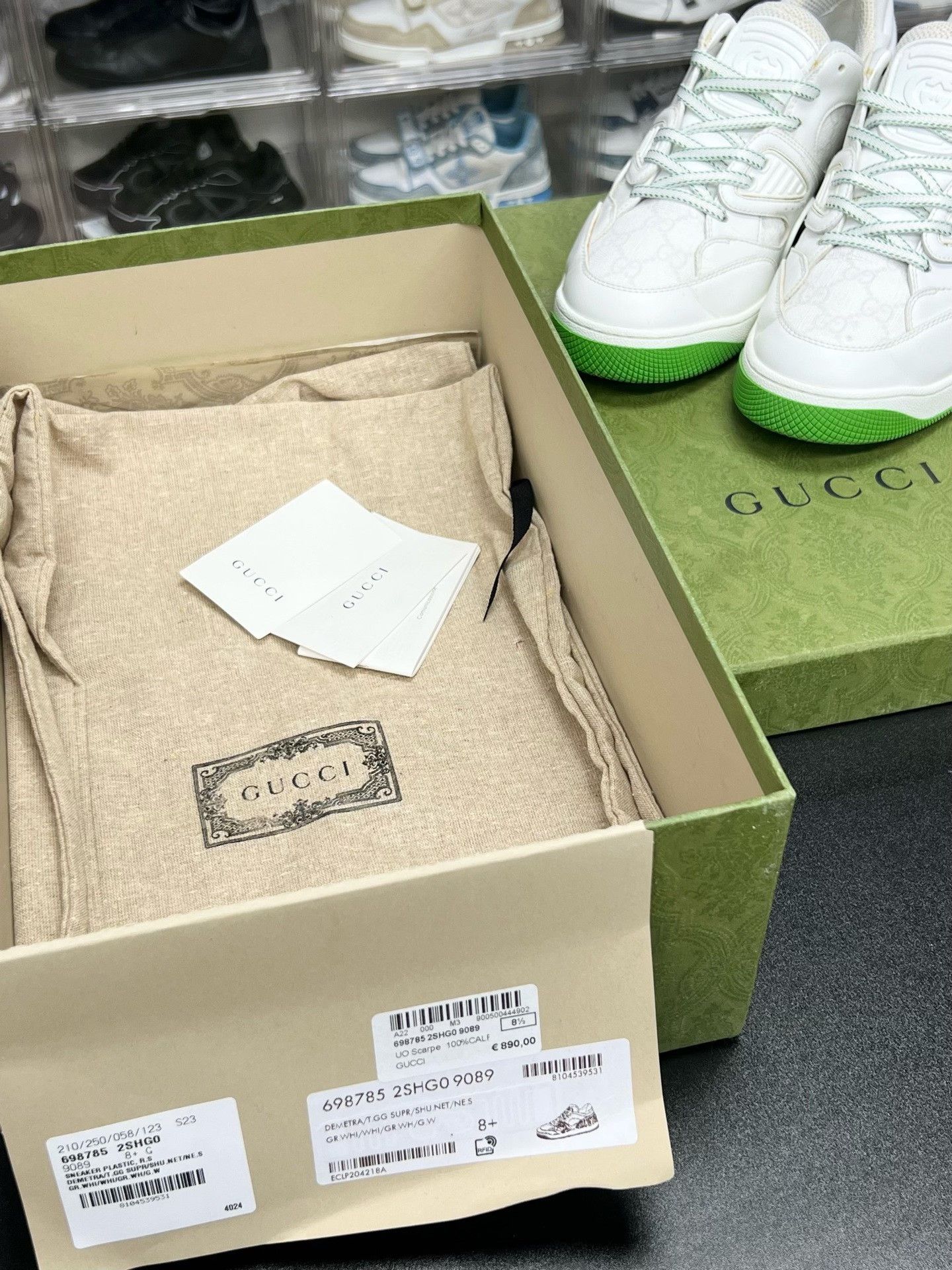 Gucci Gucci Green Shoes Low Top High Top Size US 10 / EU 43 - 9 Thumbnail
