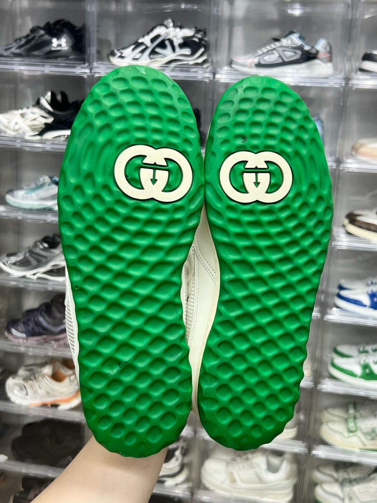 Gucci Gucci Green Designer Casual Streetwear Size US 10 / EU 43 - 8 Thumbnail