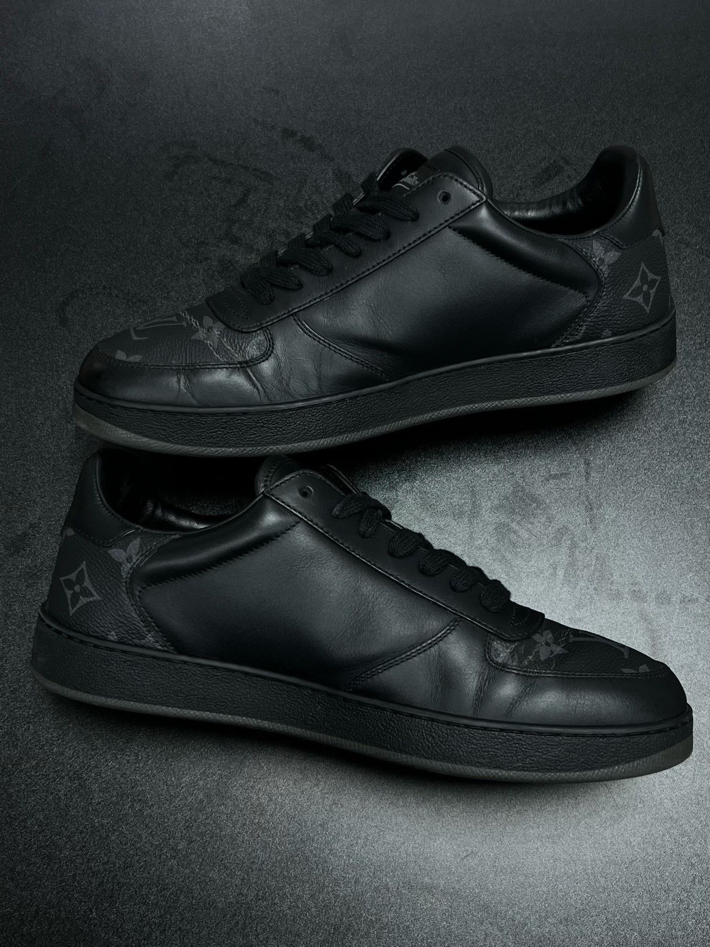 Louis Vuitton Louis Vuitton Black Shoes Low Top Size US 10 / EU 43 - 6 Thumbnail