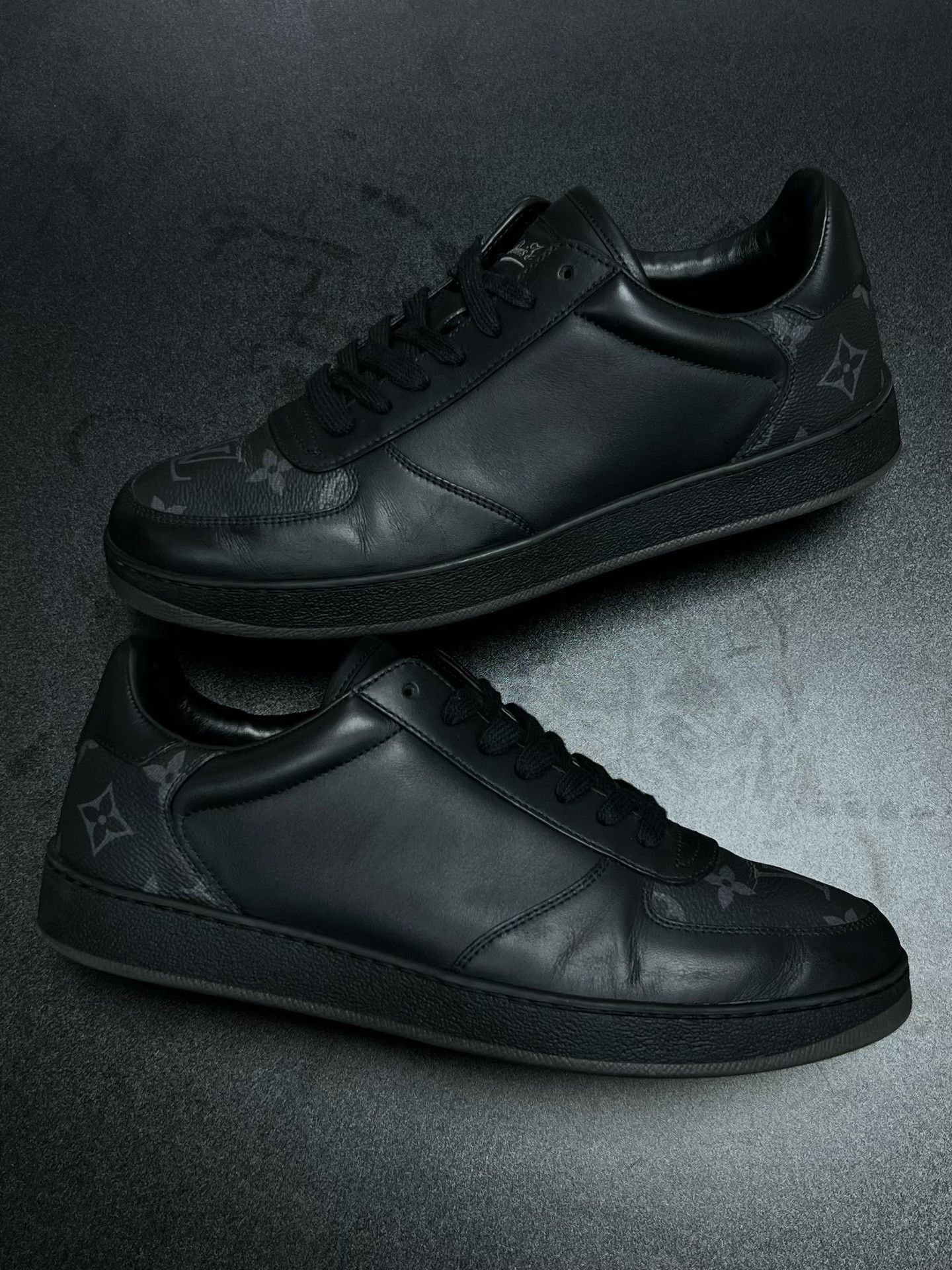 Louis Vuitton Louis Vuitton Black Shoes Low Top Size US 10 / EU 43 - 5 Thumbnail