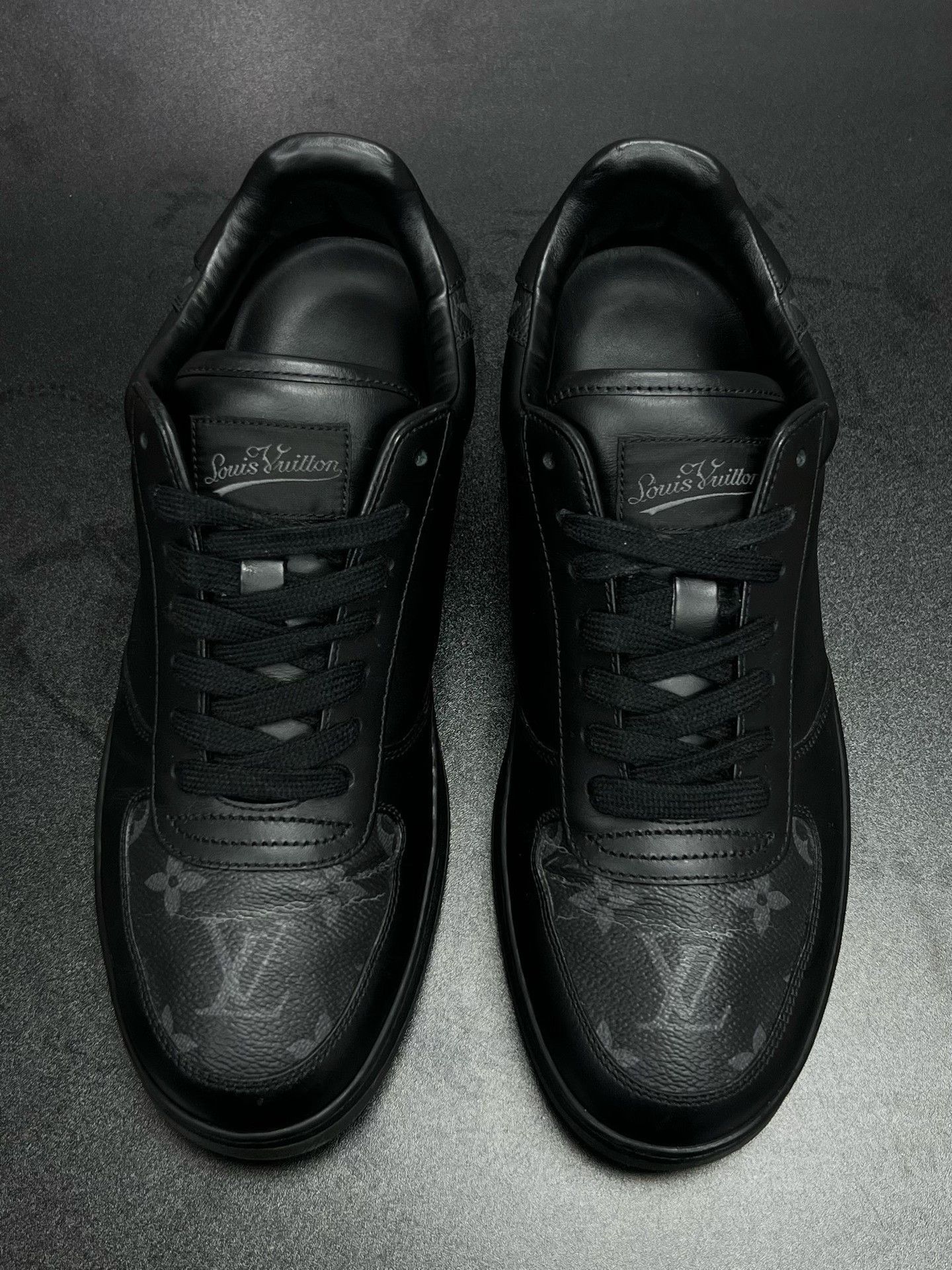 Louis Vuitton Louis Vuitton Black Shoes Low Top Size US 10 / EU 43 - 3 Thumbnail
