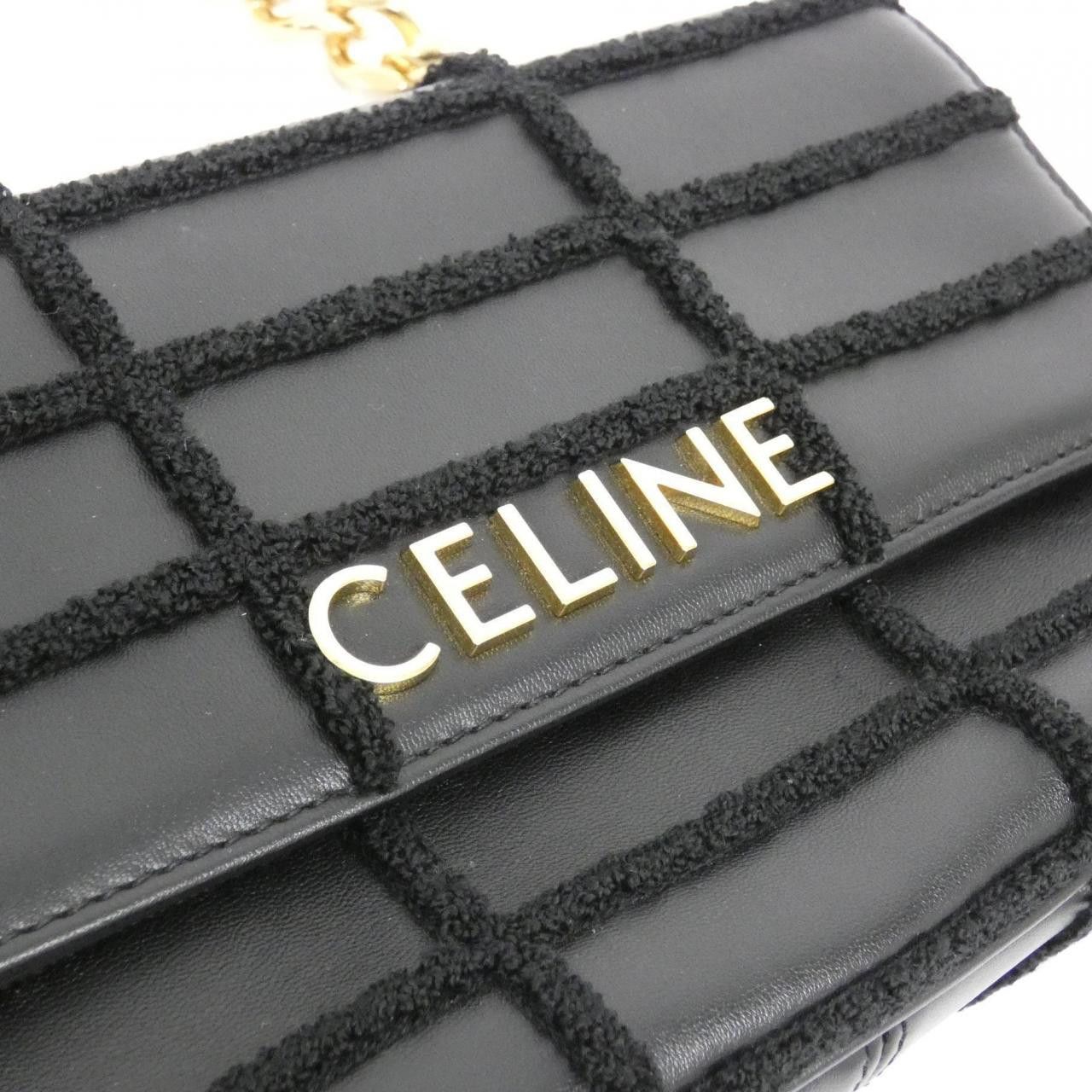 Celine Celine Celine Leather Pile Shoulder Bag Leather Shoulder Bag 111273FCK DUTY FREE for USA Size ONE SIZE - 6 Thumbnail