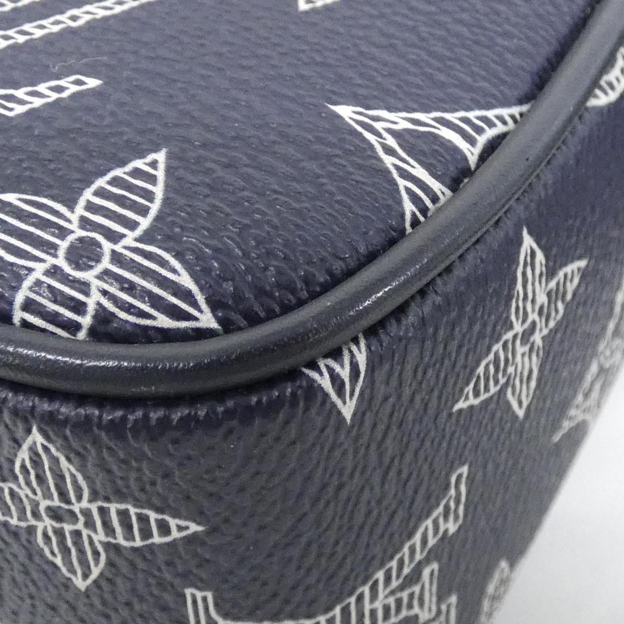 Louis Vuitton Louis Vuitton Louis Vuitton Danube Monogram Ink Shoulder Bag Textile Shoulder Bag M43678 DUTY FREE for USA Size ONE SIZE - 3 Thumbnail