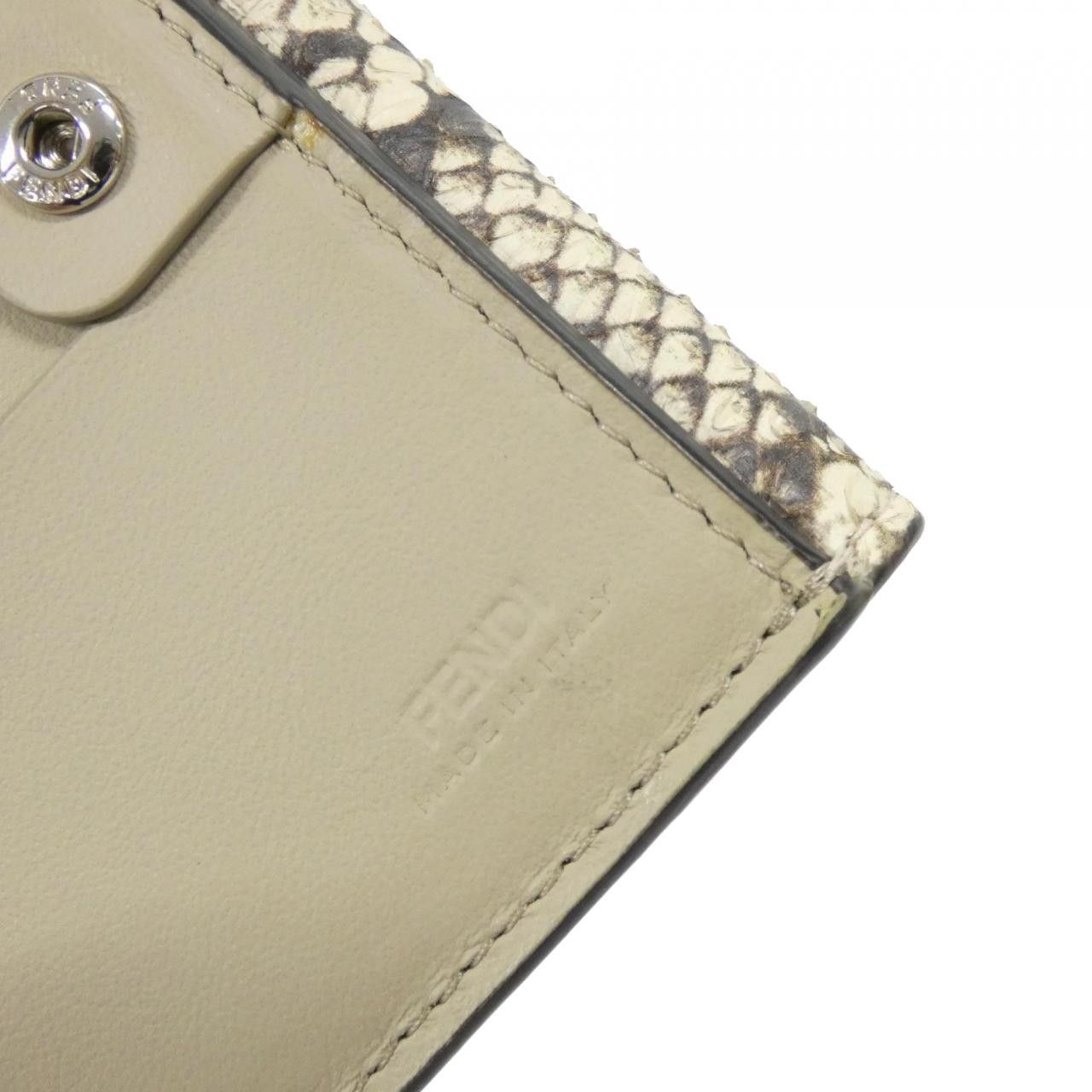 Fendi Fendi Fendi Selleria Peekaboo Elaphe Wallet Leather Short Wallet 8M0438AM2W DUTY FREE for USA Size ONE SIZE - 6 Thumbnail