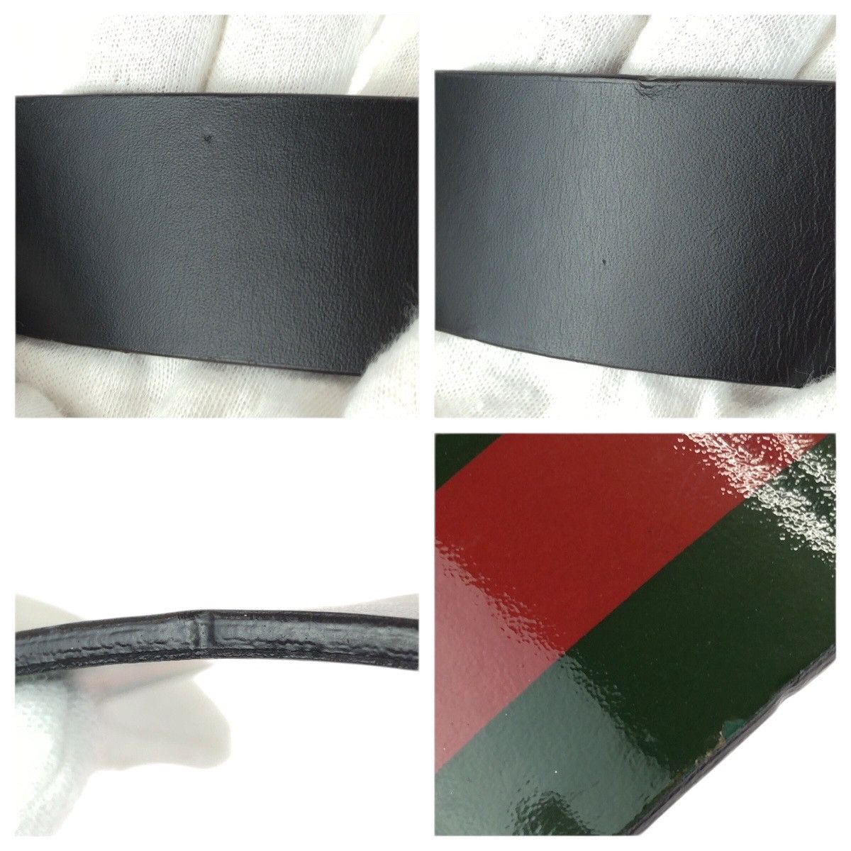 Gucci Gucci Gucci GG Pattern Leather Belt Leather Belt 147142 DUTY FREE for USA Size ONE SIZE - 8 Thumbnail
