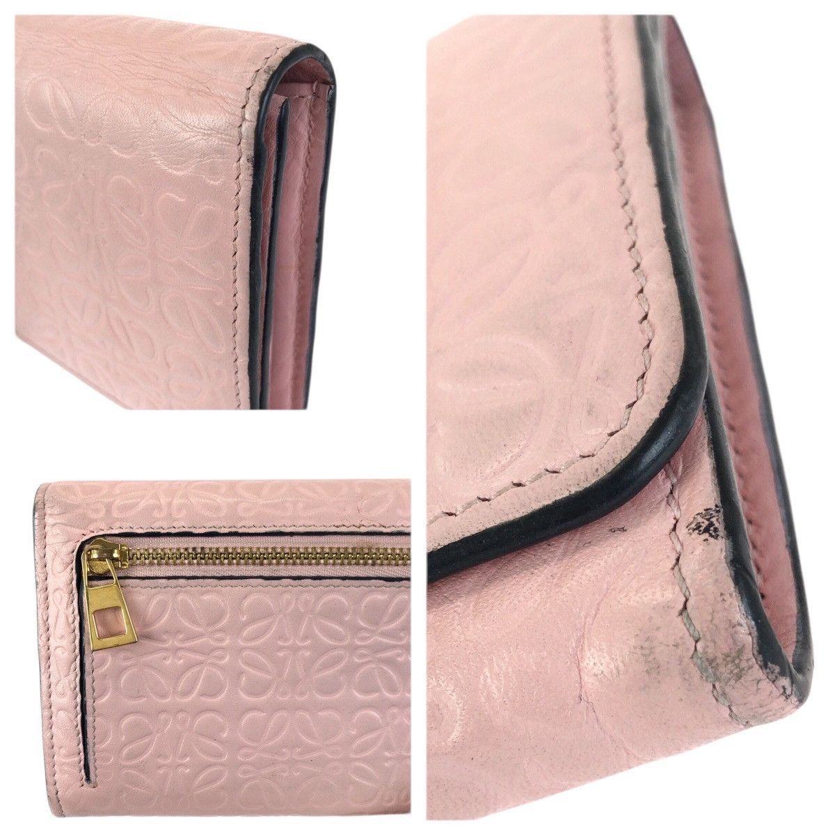 Loewe Loewe Loewe Anagram Leather Long Wallet Leather Long Wallet DUTY FREE for USA Size ONE SIZE - 5 Thumbnail