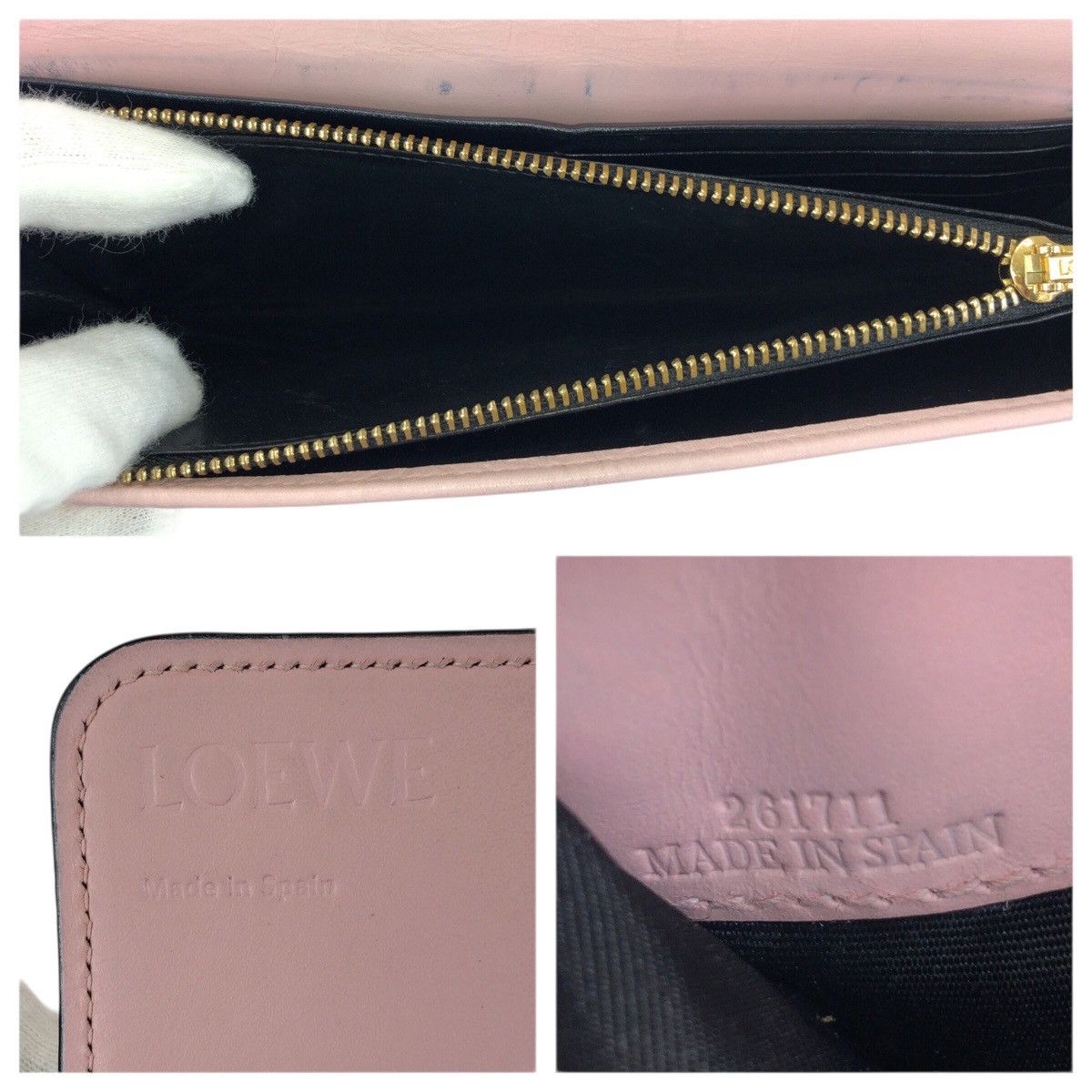 Loewe Loewe Loewe Anagram Leather Long Wallet Leather Long Wallet DUTY FREE for USA Size ONE SIZE - 8 Thumbnail