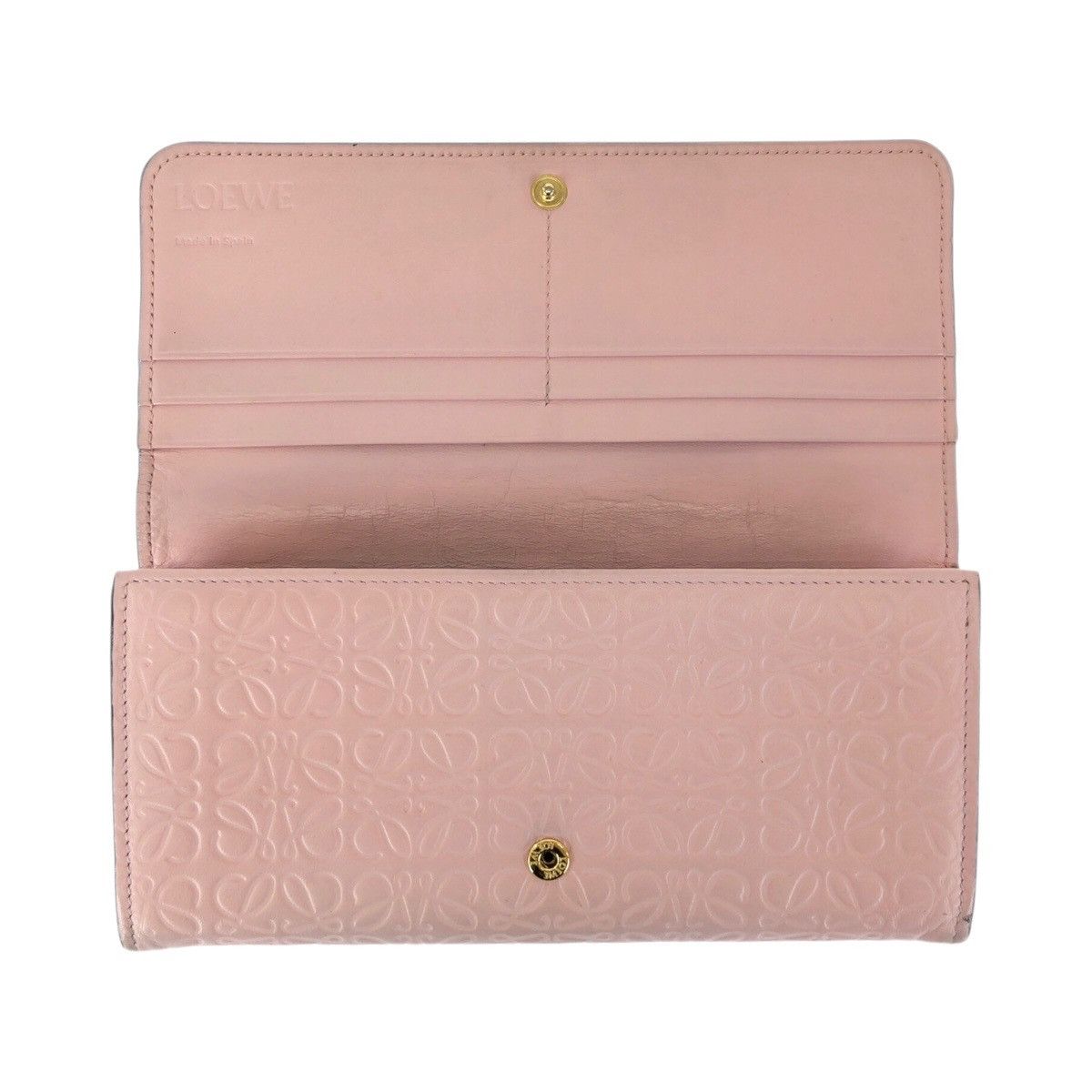 Loewe Loewe Loewe Anagram Leather Long Wallet Leather Long Wallet DUTY FREE for USA Size ONE SIZE - 7 Thumbnail