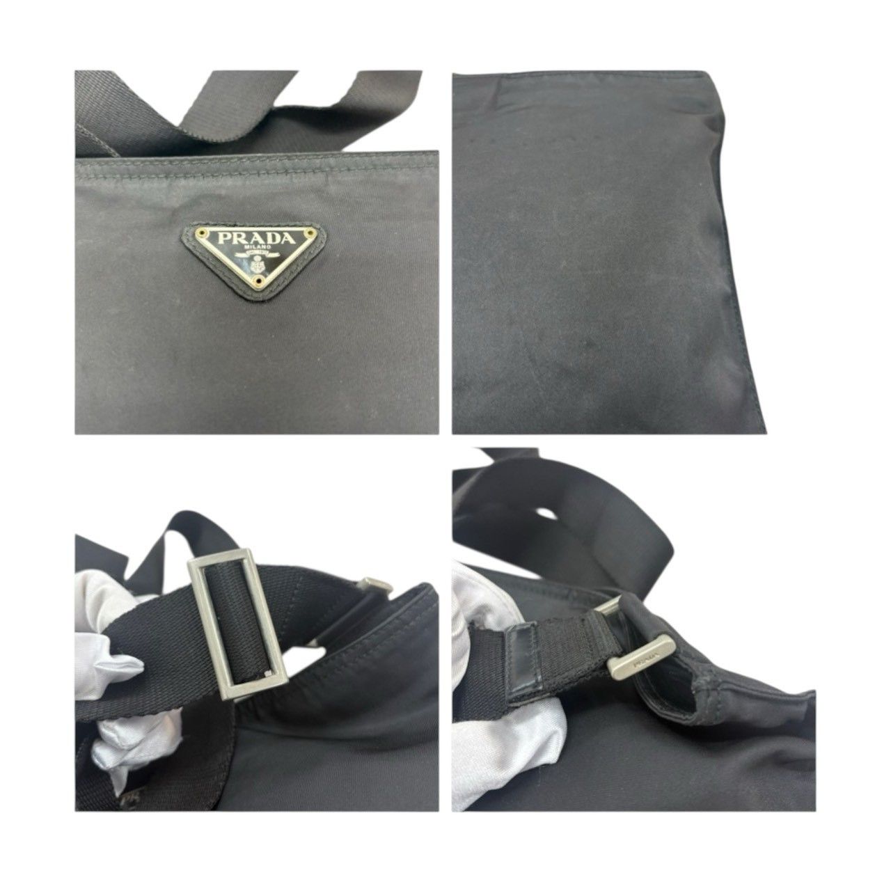 Prada Prada Prada Tessuto Nylon Shoulder Bag Textile Shoulder Bag DUTY FREE for USA Size ONE SIZE - 8 Thumbnail