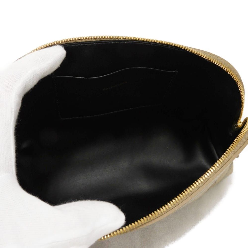 Balenciaga Balenciaga Balenciaga BB Monogram Coated Canvas Calfskin Clutch Bag Textile Clutch Bag 702624210DA2762 DUTY FREE for USA Size ONE SIZE - 4 Thumbnail