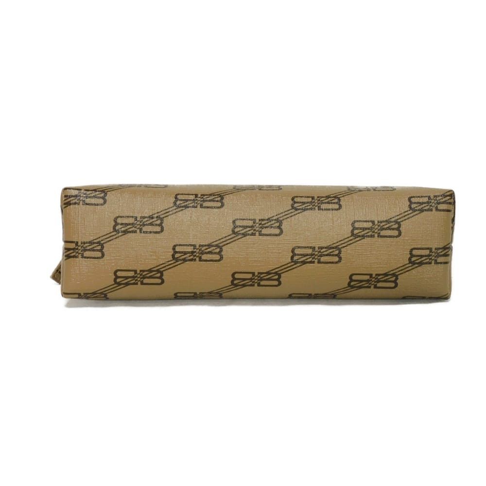 Balenciaga Balenciaga Balenciaga BB Monogram Coated Canvas Calfskin Clutch Bag Textile Clutch Bag 702624210DA2762 DUTY FREE for USA Size ONE SIZE - 14 Thumbnail