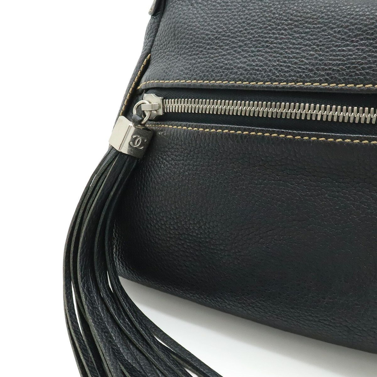 Chanel Chanel Chanel Leather Shoulder Bag Leather Shoulder Bag DUTY FREE for USA Size ONE SIZE - 8 Thumbnail