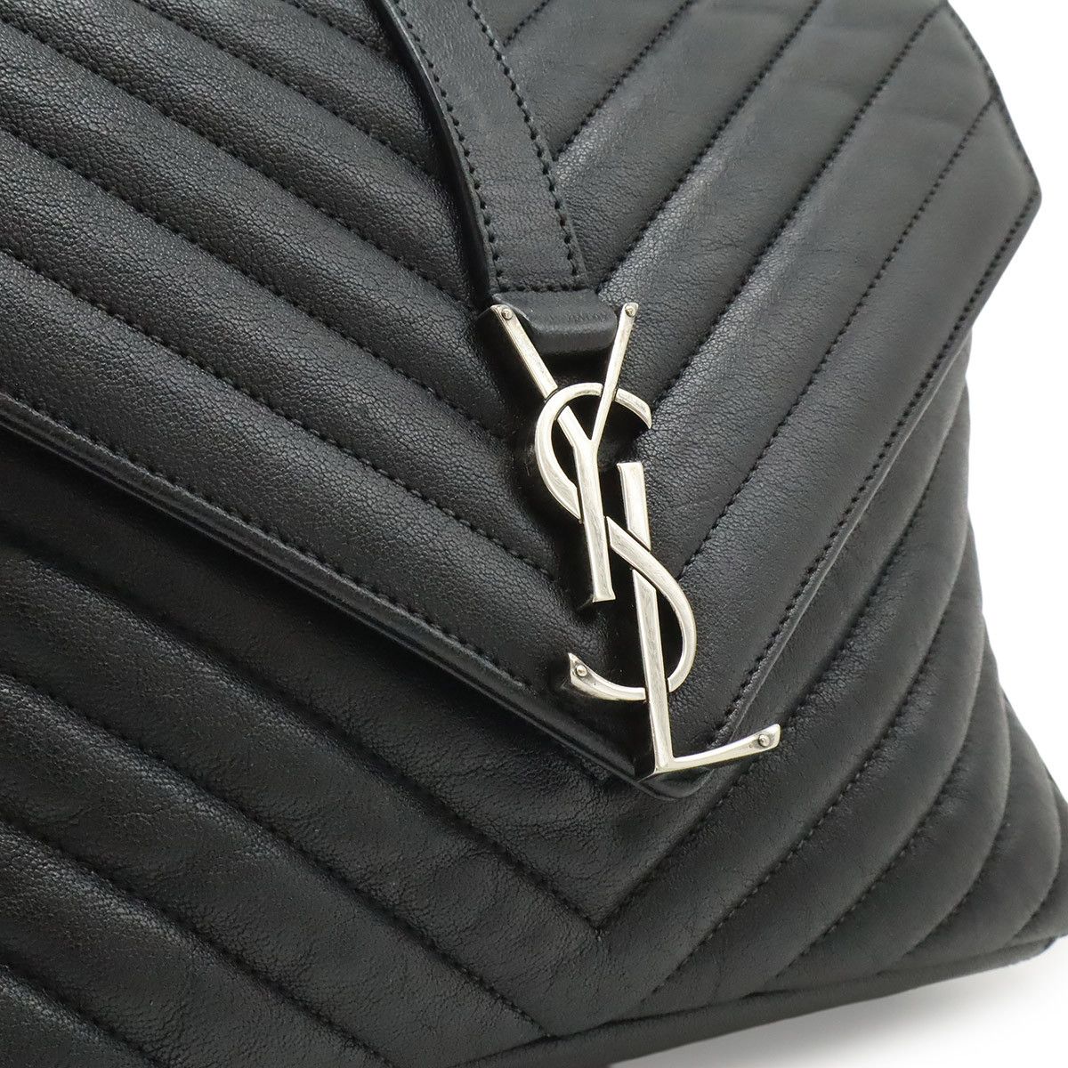 Yves Saint Laurent Yves Saint Laurent Yves Saint Laurent College Leather 2way Bag Leather Shoulder Bag 428056 DUTY FREE for USA Size ONE SIZE - 8 Thumbnail