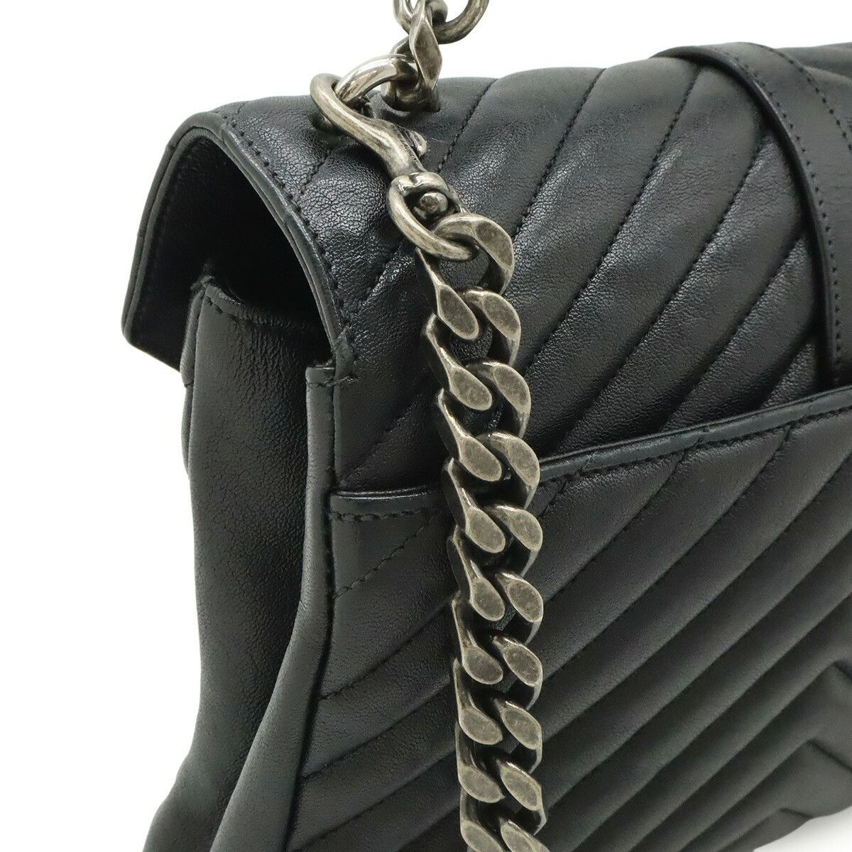 Yves Saint Laurent Yves Saint Laurent Yves Saint Laurent College Leather 2way Bag Leather Shoulder Bag 428056 DUTY FREE for USA Size ONE SIZE - 4 Thumbnail