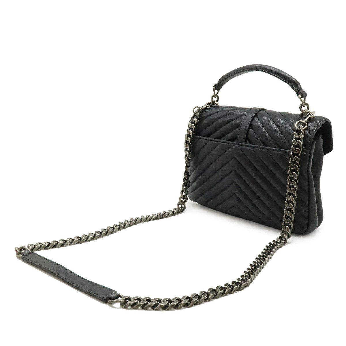 Yves Saint Laurent Yves Saint Laurent Yves Saint Laurent College Leather 2way Bag Leather Shoulder Bag 428056 DUTY FREE for USA Size ONE SIZE - 2 Thumbnail