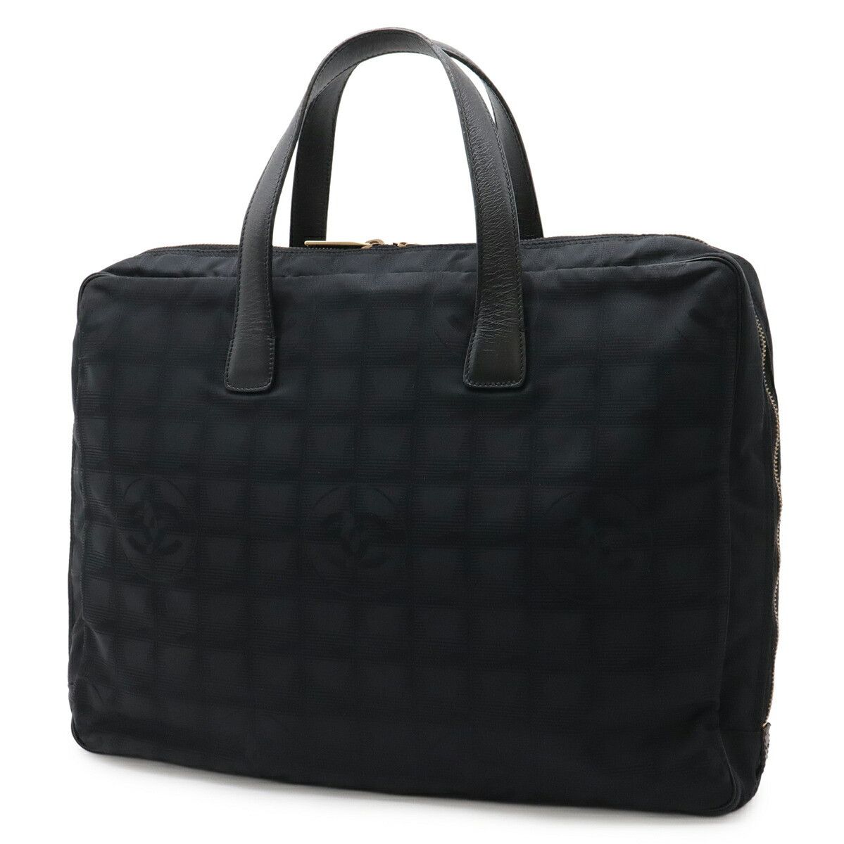 Chanel Chanel Chanel New Travel Line Nylon Jacquard Briefcase Textile Business Bag A15974 DUTY FREE for USA Size ONE SIZE - 2 Thumbnail