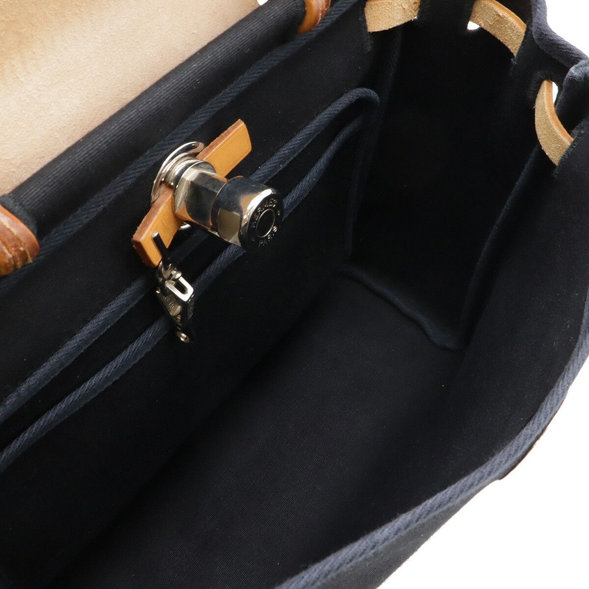Hermes Hermes Hermes Herbag PM Canvas 2way Bag Textile Shoulder Bag Stamp G (2003) DUTY FREE for USA Size ONE SIZE - 7 Thumbnail