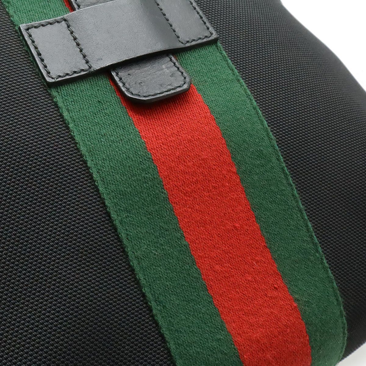Gucci Gucci Gucci Band Techno Canvas Leather Backpack Textile Backpack 337075 DUTY FREE for USA Size ONE SIZE - 9 Thumbnail