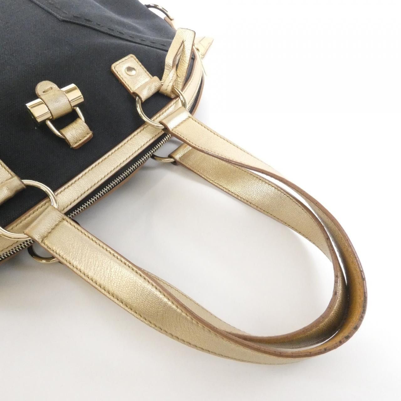 Yves Saint Laurent Yves Saint Laurent Yves Saint Laurent Muse Canvas Handbag Textile Tote Bag 156464F0ANG DUTY FREE for USA Size ONE SIZE - 5 Thumbnail