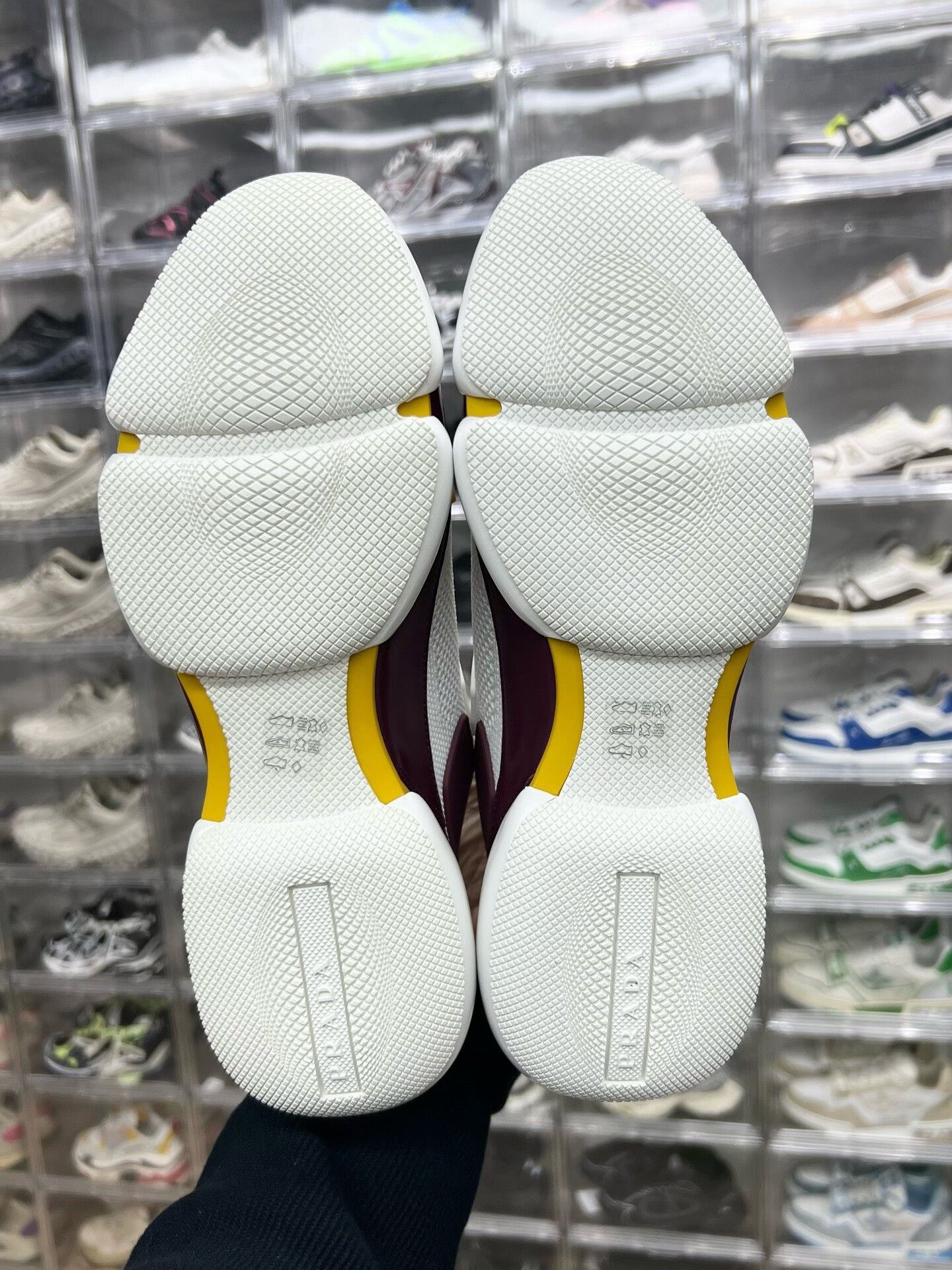 Prada Prada White Shoes Low Top High Top Size US S / EU 44-46 / 1 - 7 Thumbnail