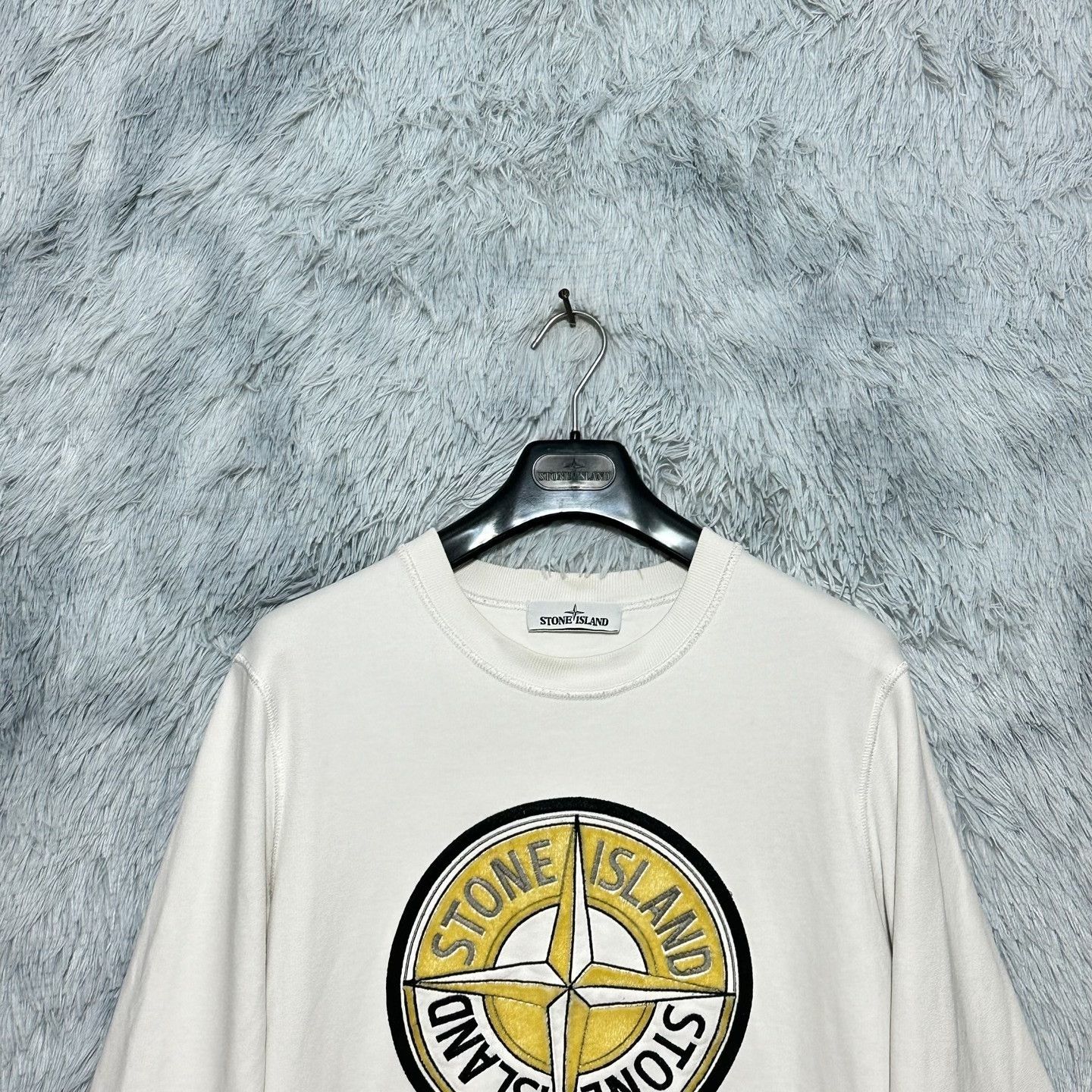 Stone Island Stone Island White Crewneck Designer Size US M / EU 48-50 / 2 - 3 Thumbnail