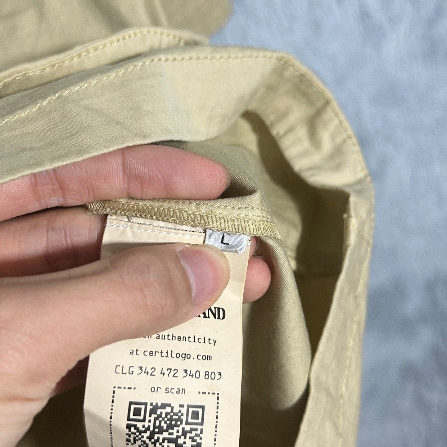 Stone Island Stone Island Beige Jacket Outerwear Size US L / EU 52-54 / 3 - 6 Thumbnail