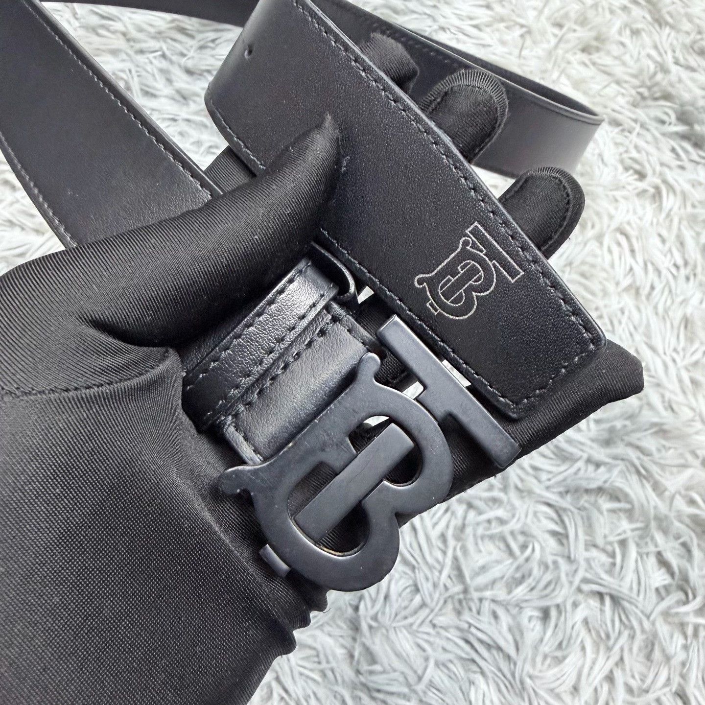 Burberry Burberry Leather Belt Designer Size ONE SIZE - 8 Thumbnail