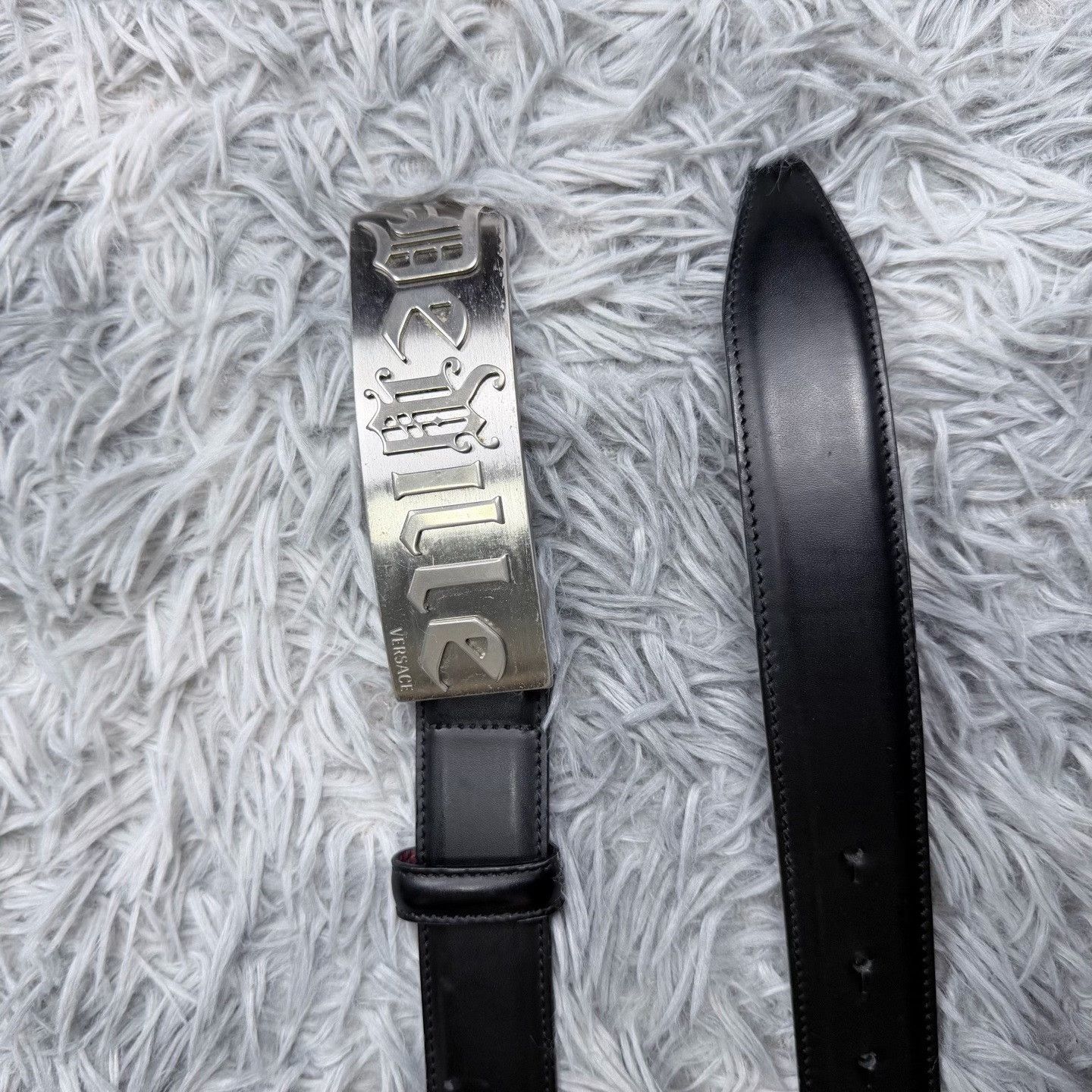 Versace Versace Leather Belt Designer Casual Size ONE SIZE - 3 Thumbnail
