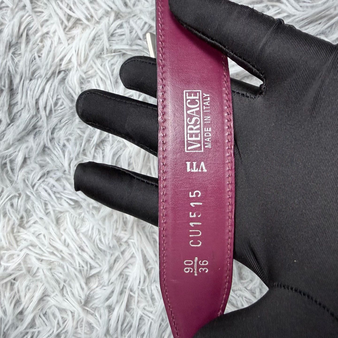 Versace Versace Leather Belt Designer Casual Size ONE SIZE - 6 Thumbnail