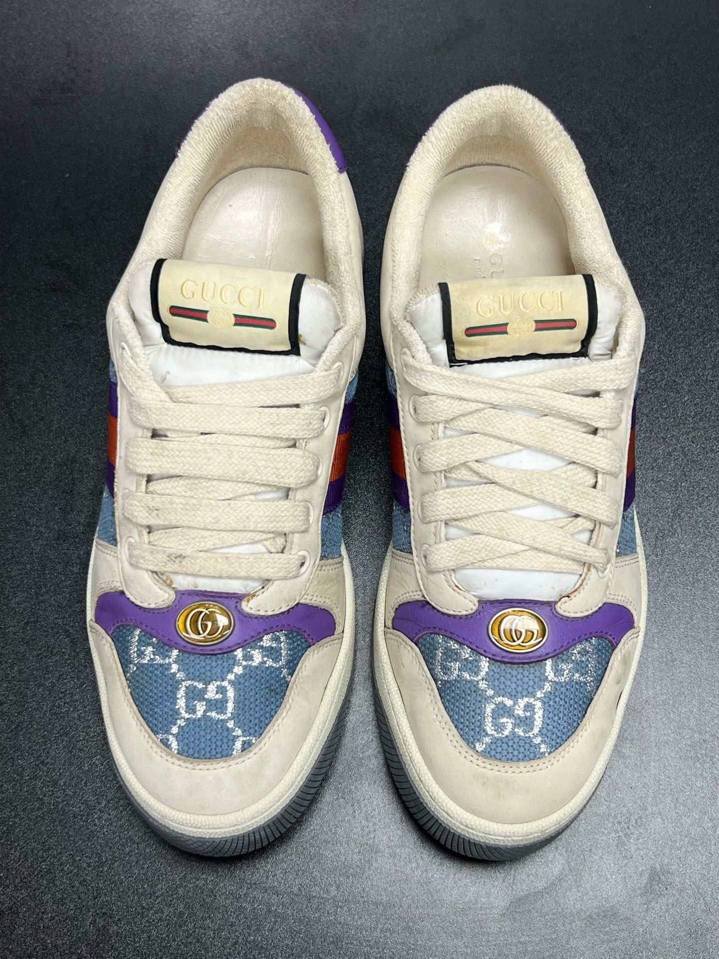 Gucci Gucci Purple Shoes Low Top High Top Size US S / EU 44-46 / 1 - 3 Thumbnail