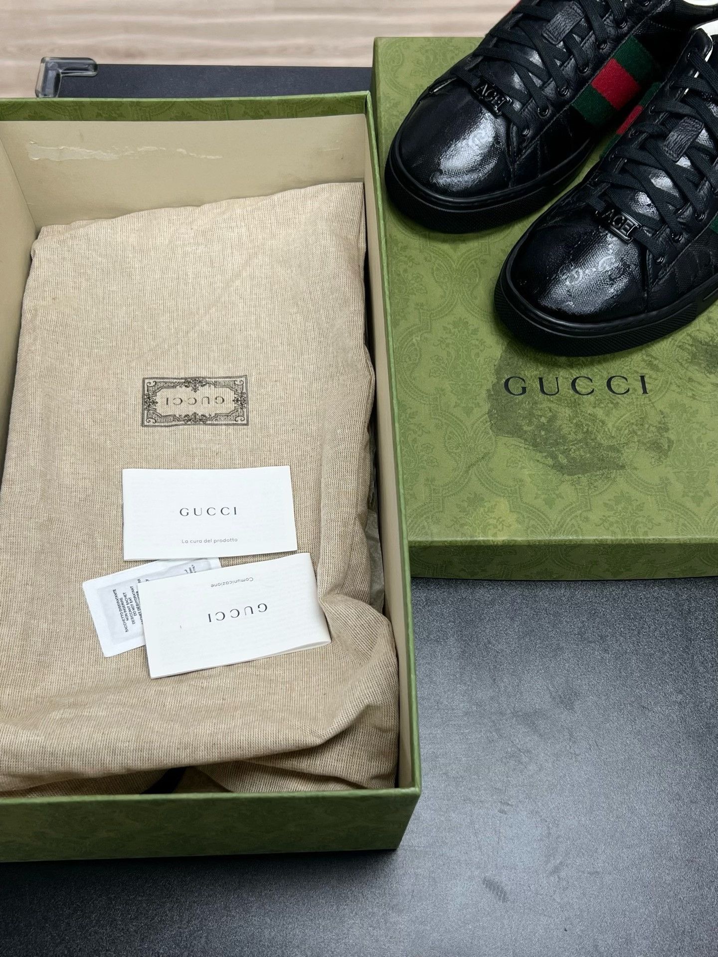 Gucci Gucci Black Shoes Low Top High Top Size US 10 / EU 43 - 9 Thumbnail